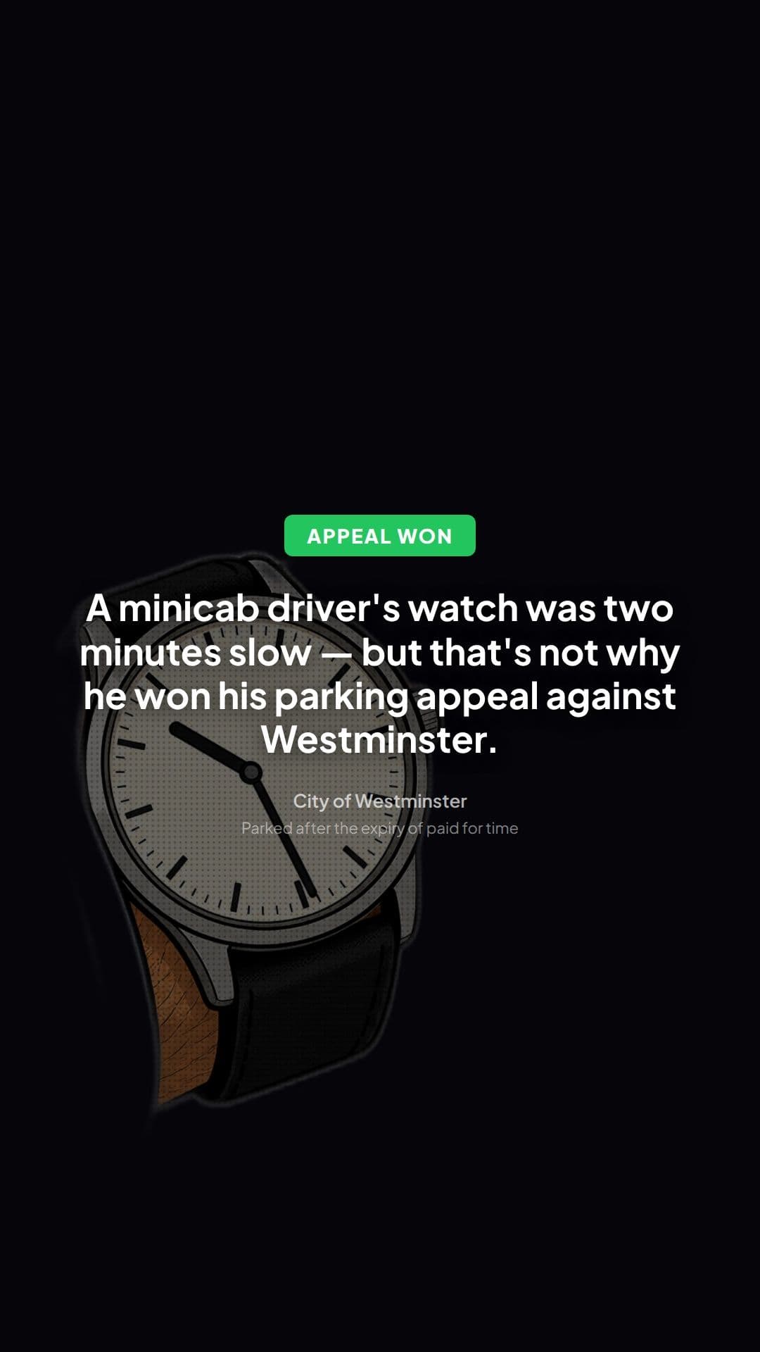 Westminster PCN Appeal Allowed: Paid Parking Lessons
