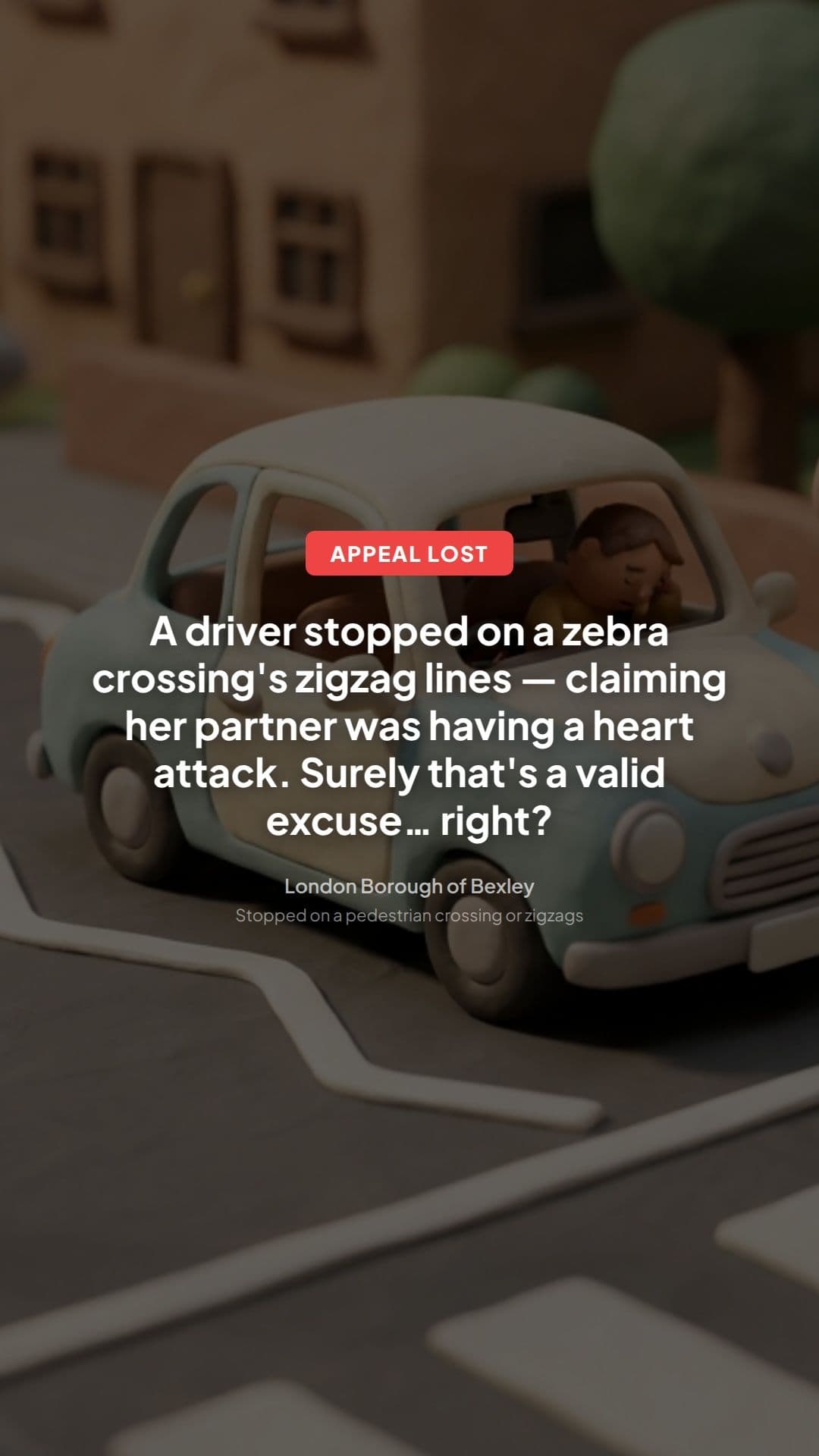Bexley zigzag PCN appeal refused: key driver lessons