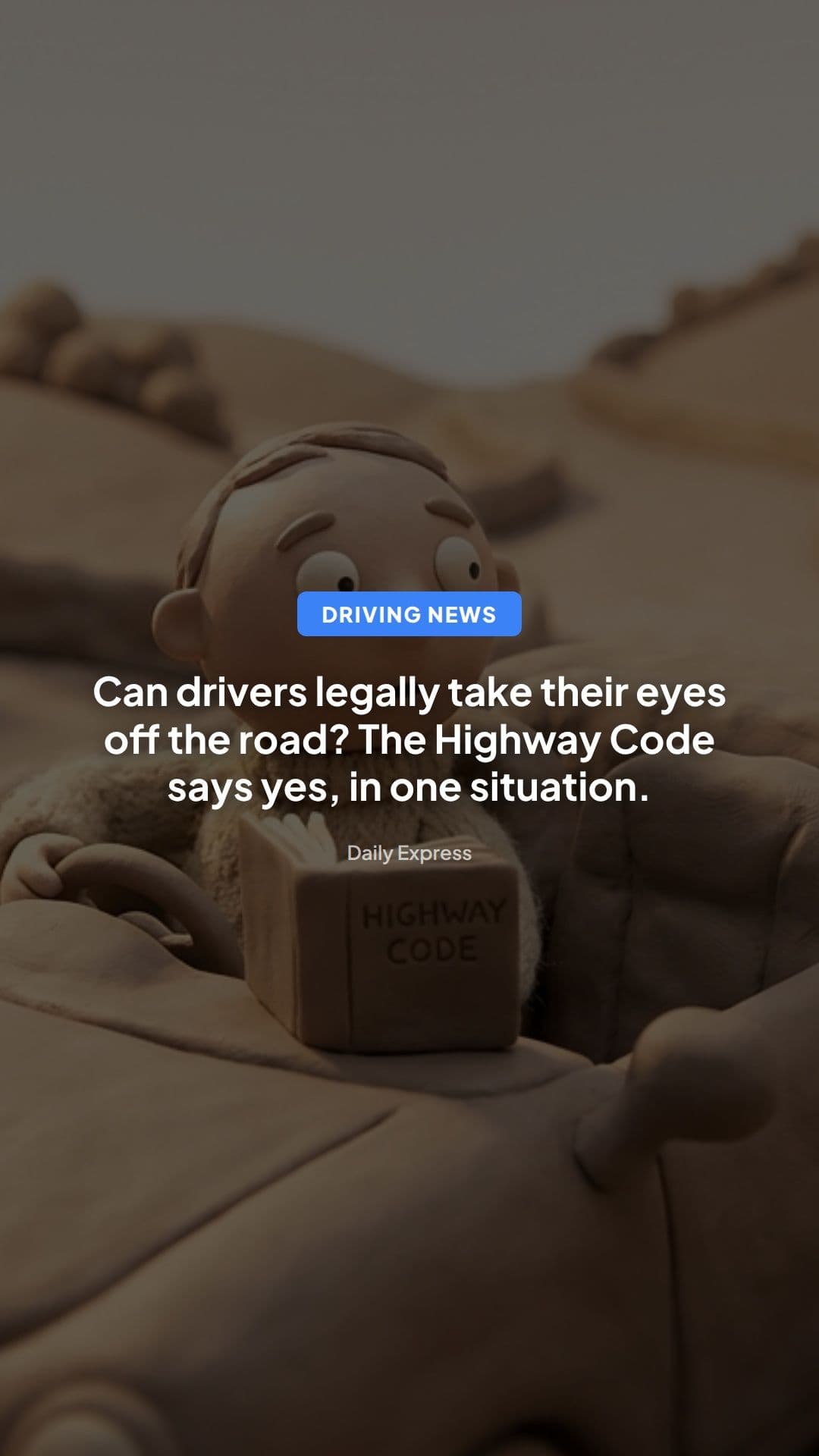 Highway Code: when can drivers look away from the road?
