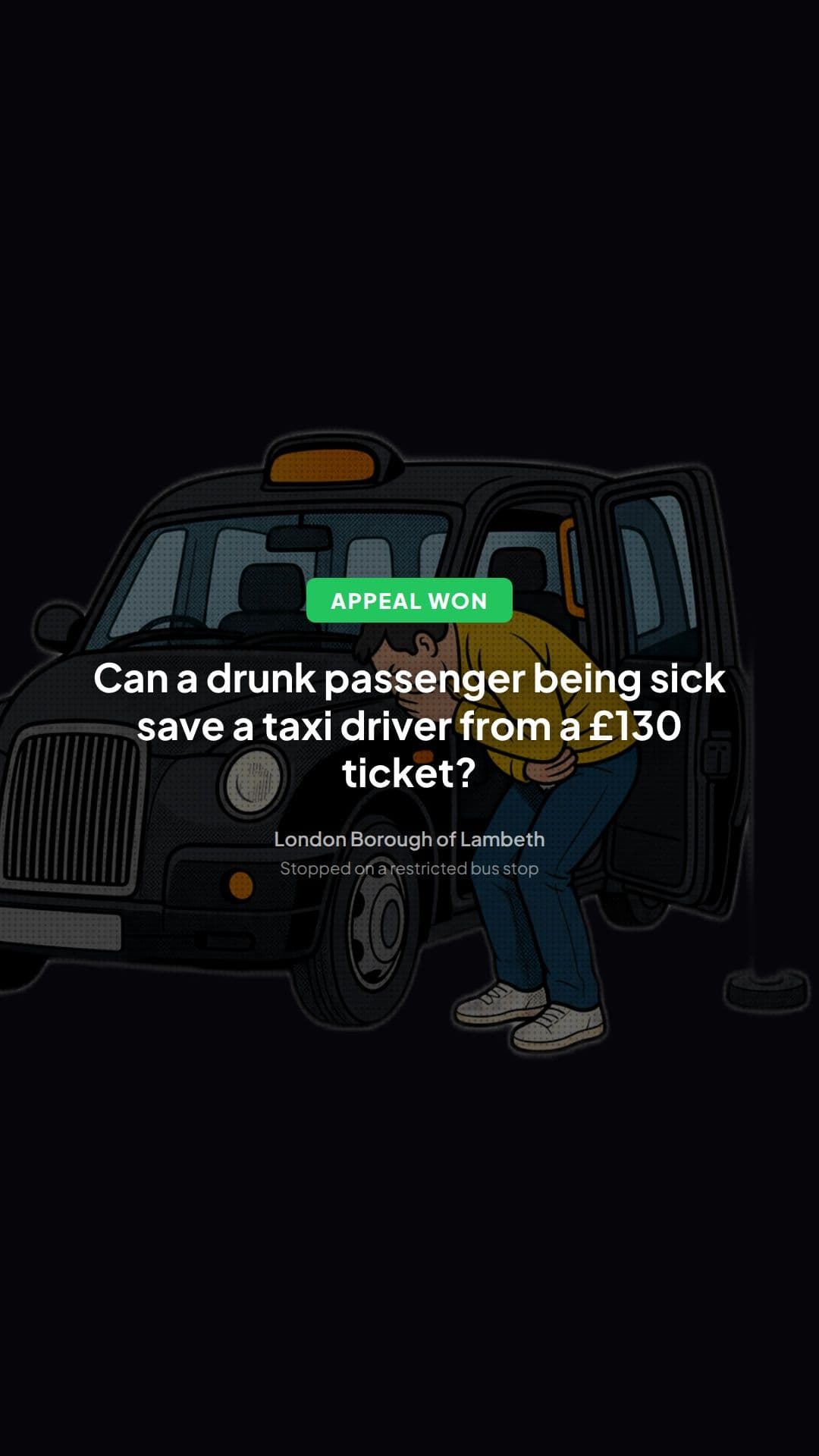Lambeth Bus Stop PCN Appeal Allowed: A Driver’s Lesson