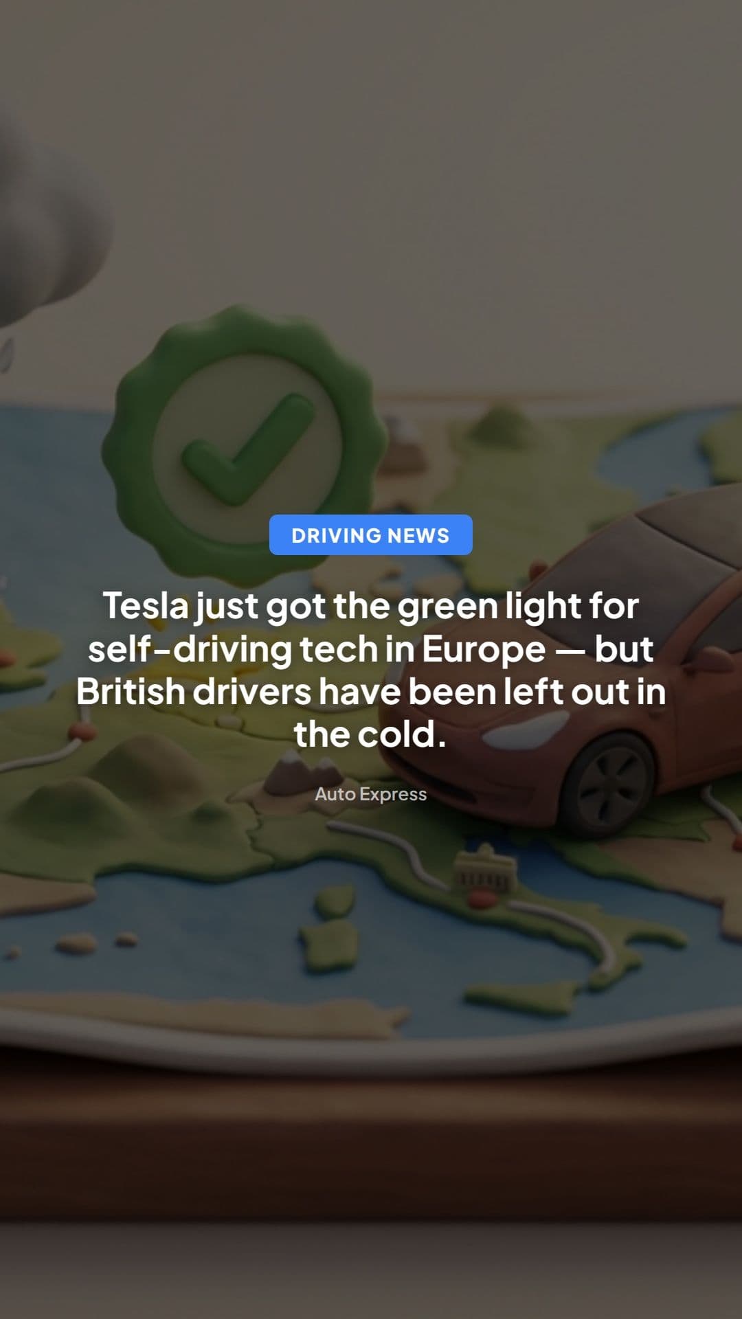Tesla Full Self-Driving approved in Europe — why not UK?