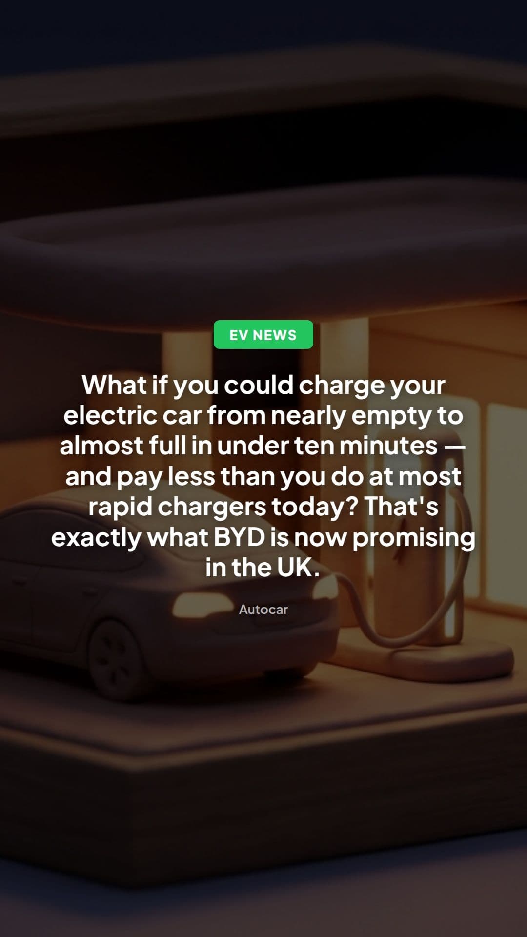 BYD 1500kW flash charging hits UK: 50p/kWh?