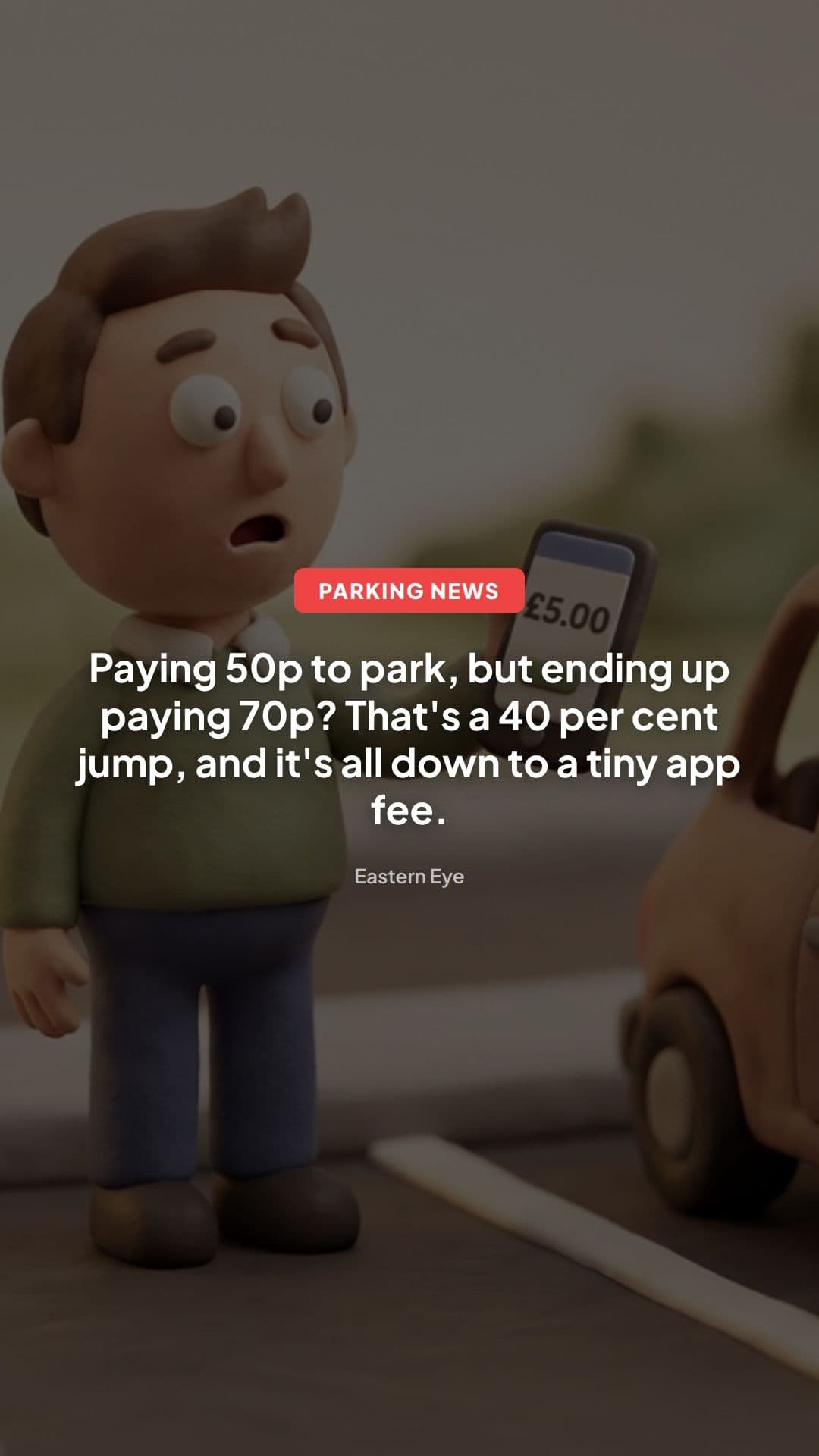 Parking App Fees Add Up to 40% to Short-Stay Costs