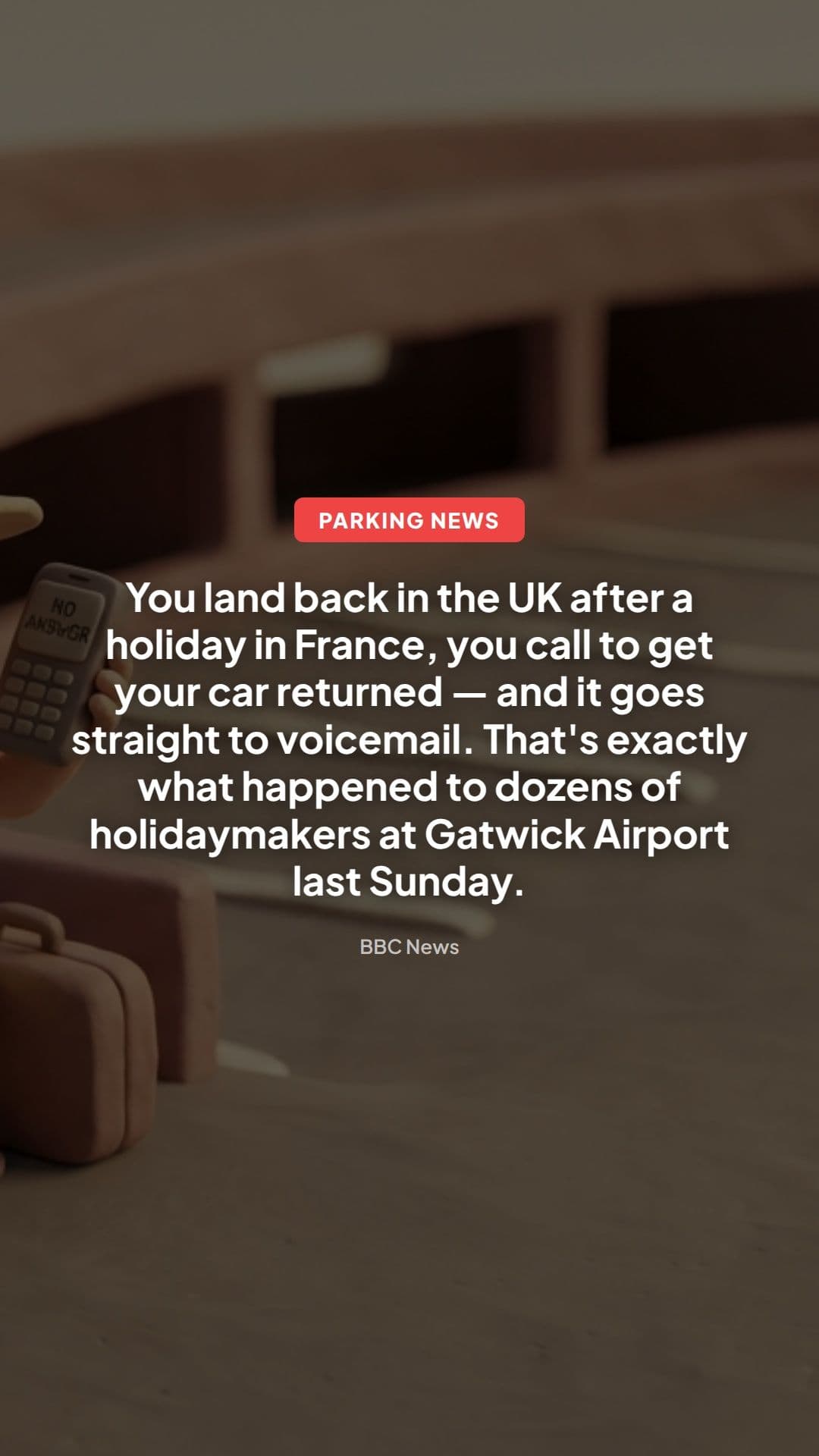 Gatwick airport parking chaos: cars delayed for hours