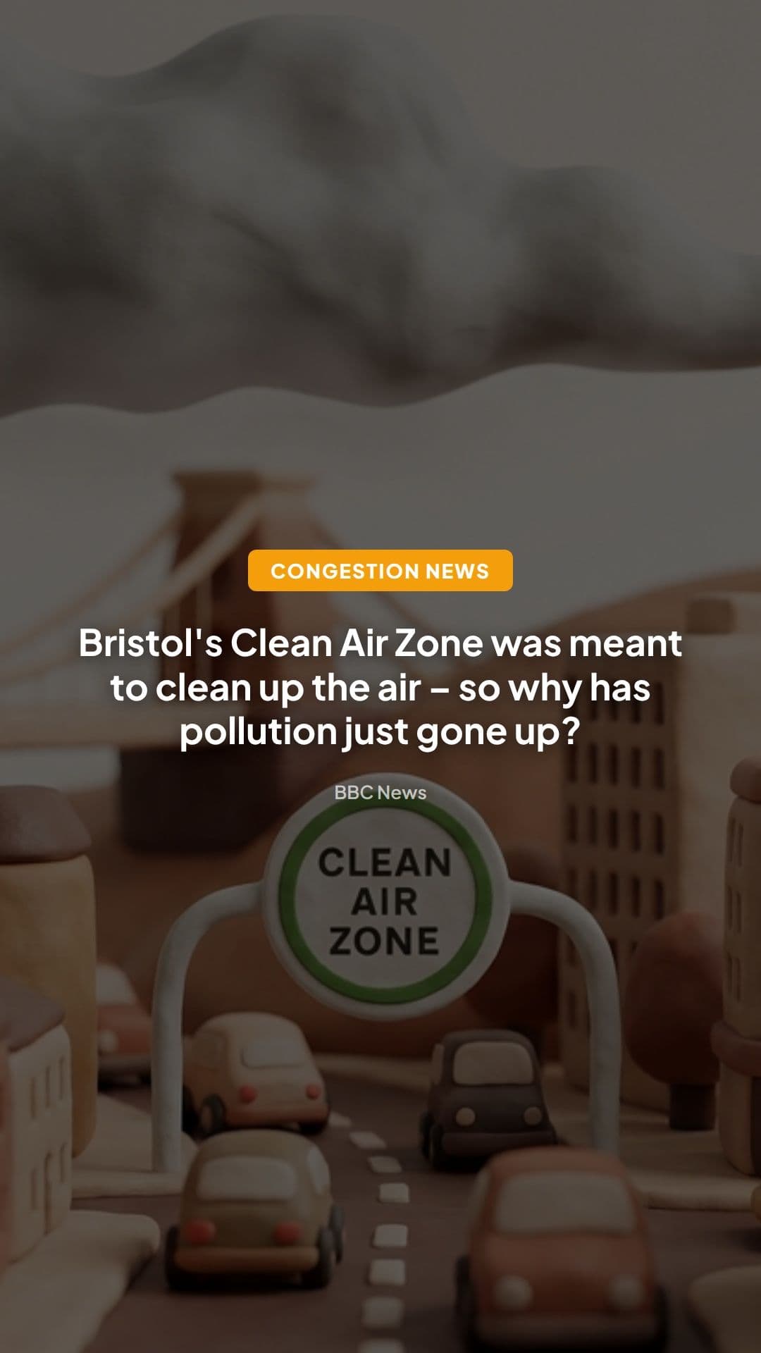 Clean Air Zone Pollution Rises Despite Driver Charges