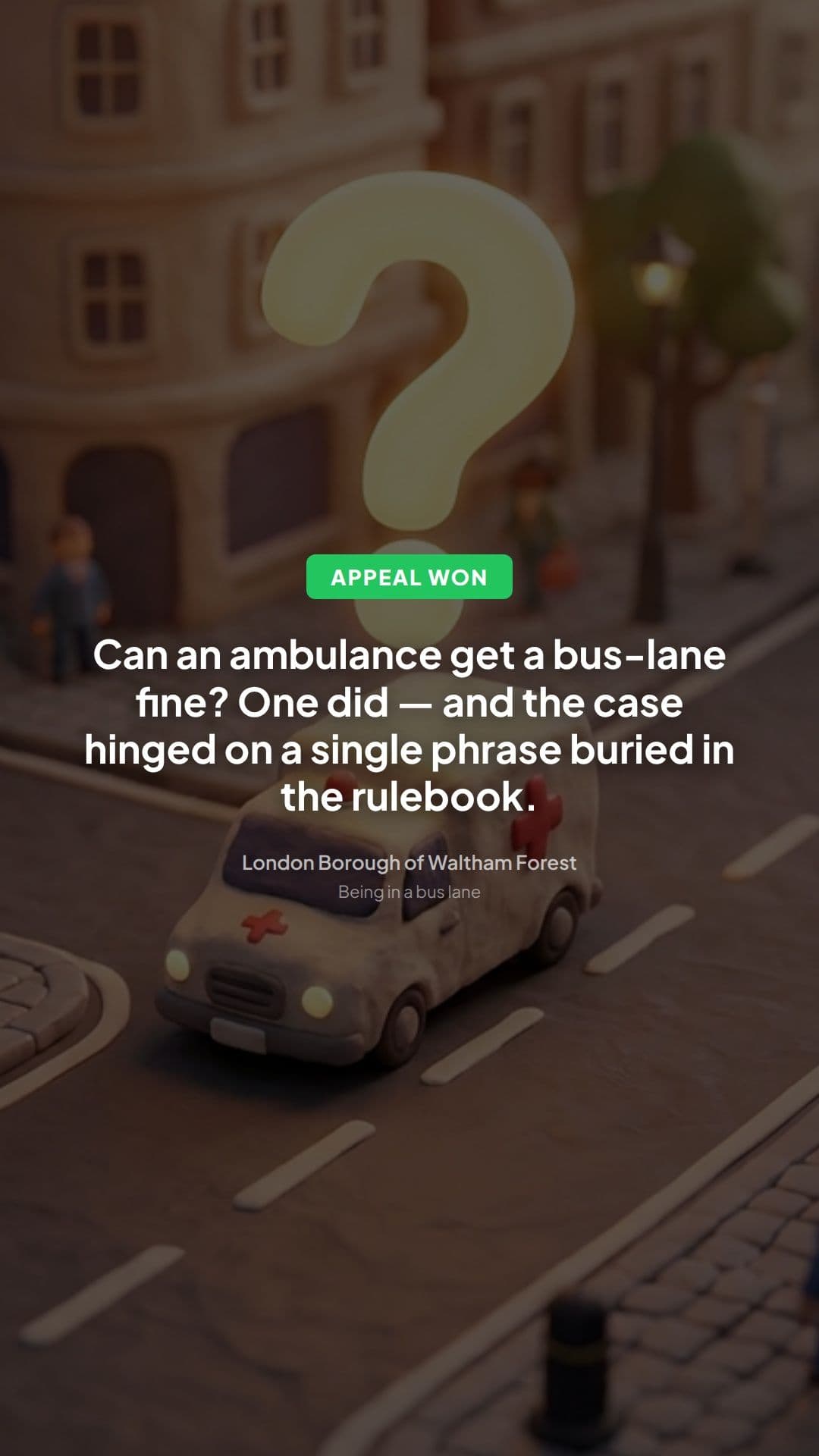Waltham Forest Bus Lane Appeal: A Win Drivers Can Learn From