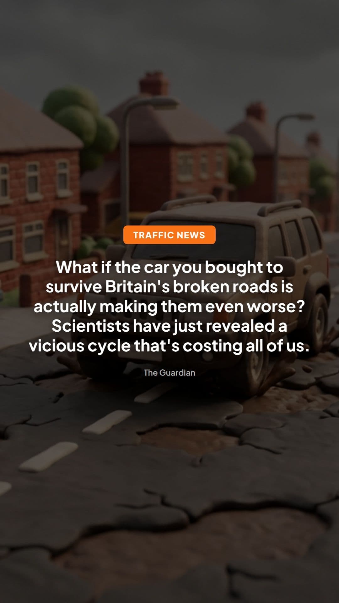SUVs ‘worsen potholes’: what it means for UK drivers
