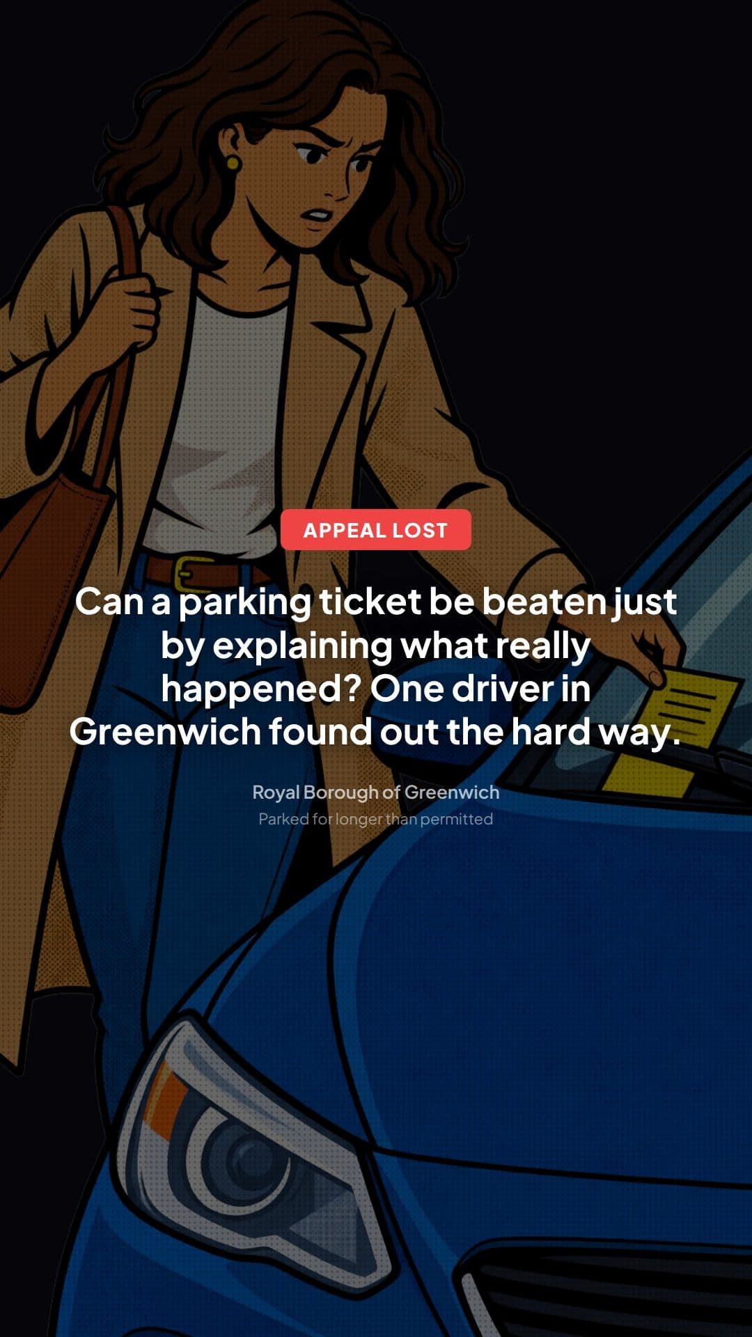 Greenwich PCN Appeal Refused: Parking Time Lessons