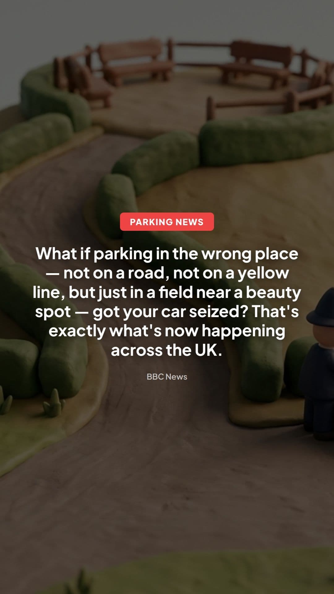 Police Seize Cars for Dangerous Parking at Beauty Spots