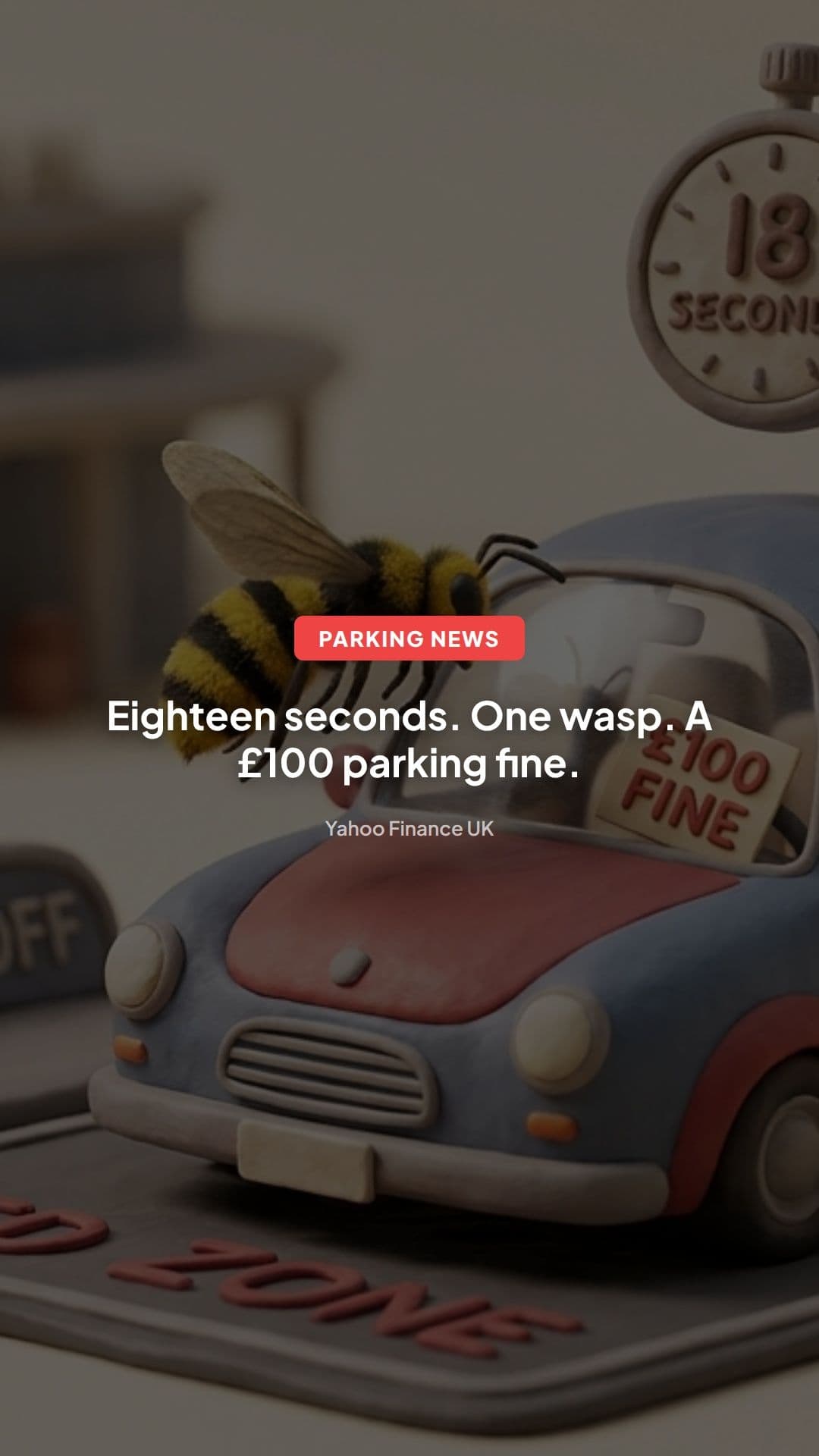 Airport Parking Fine for 18-Second Wasp Stop: Your Rights