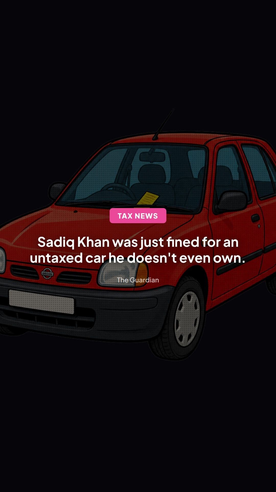 Sadiq Khan’s Untaxed Car Fine: Registration Fraud Explained