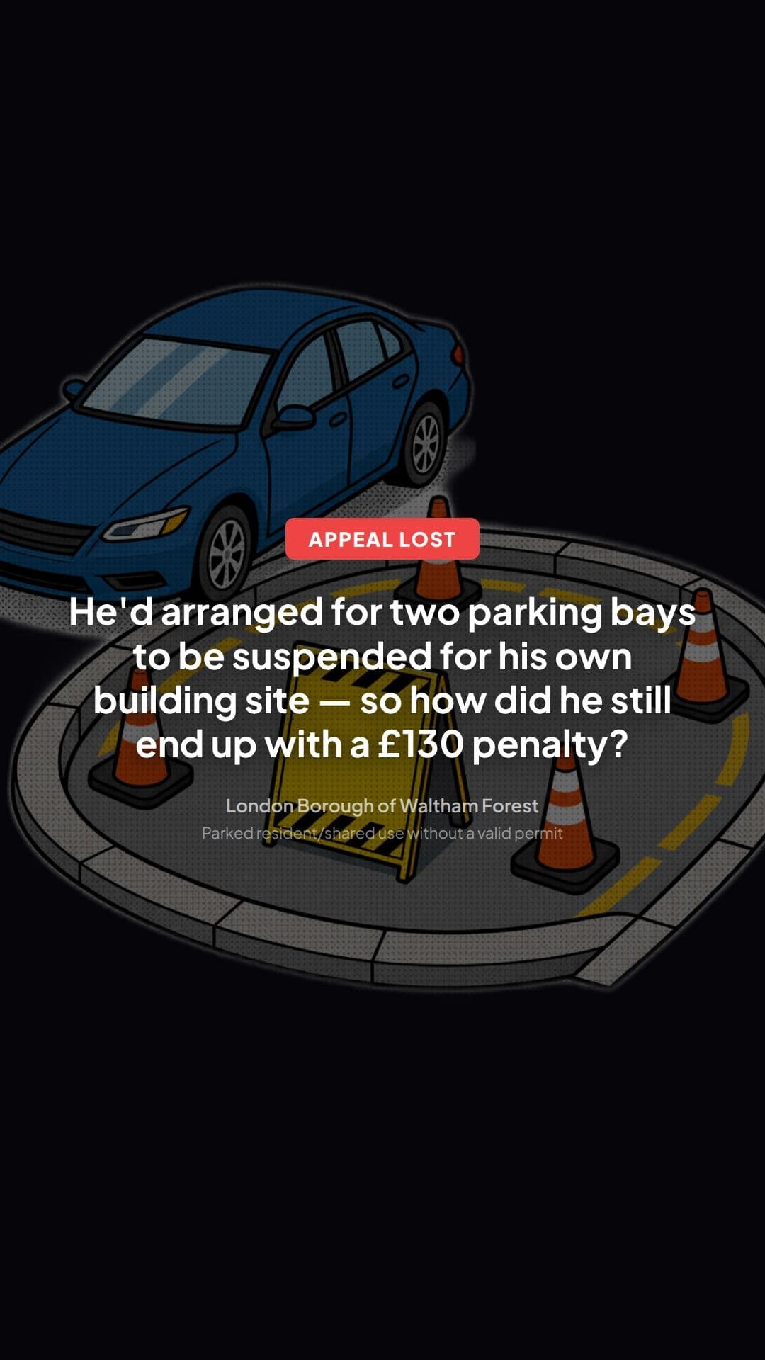 Waltham Forest Permit Appeal Refused: Driver Lessons