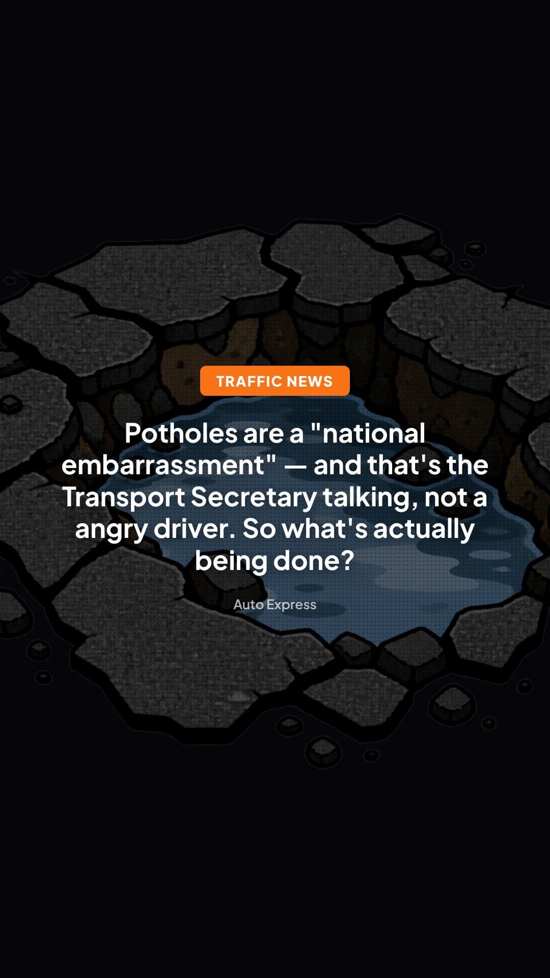 Pothole Plan: 7,000 Miles of UK Roads Set for Resurfacing in 2026