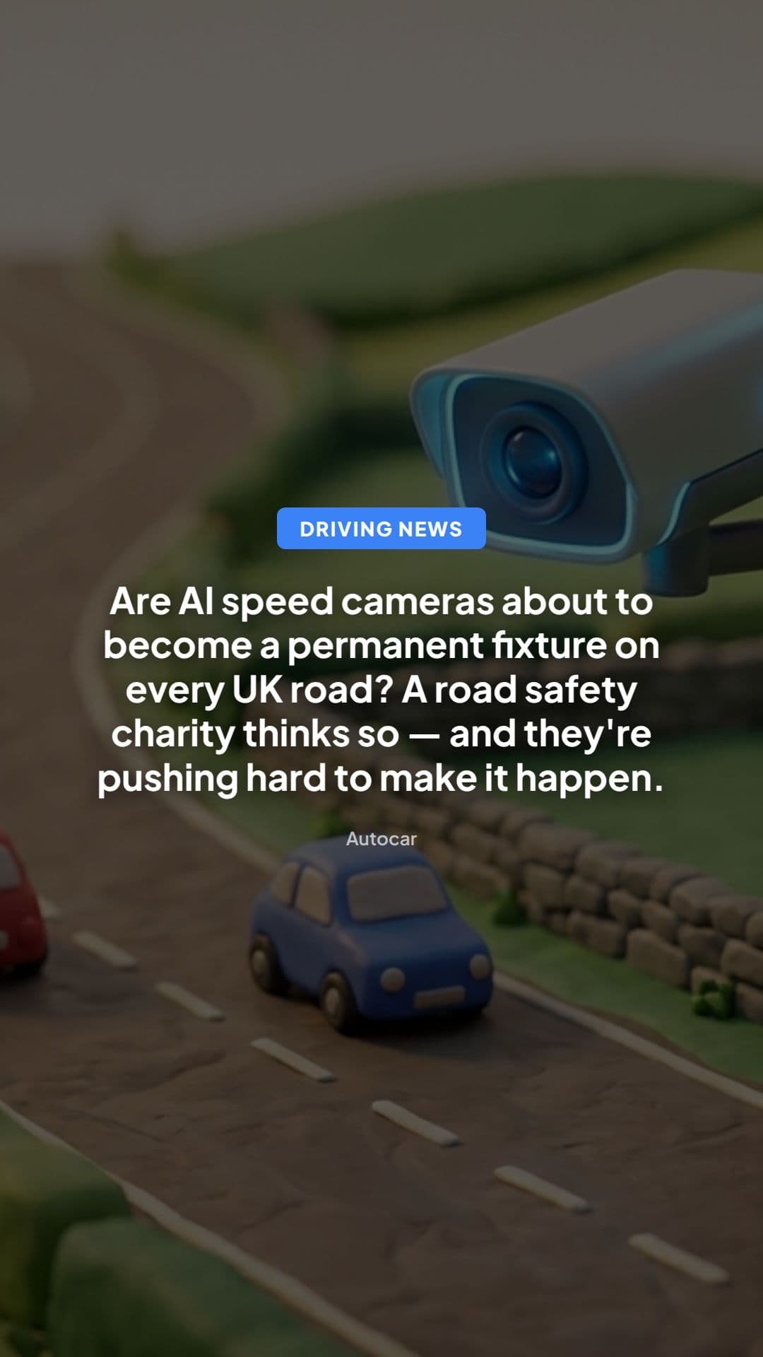 AI speed cameras in the UK: charity urges wider rollout