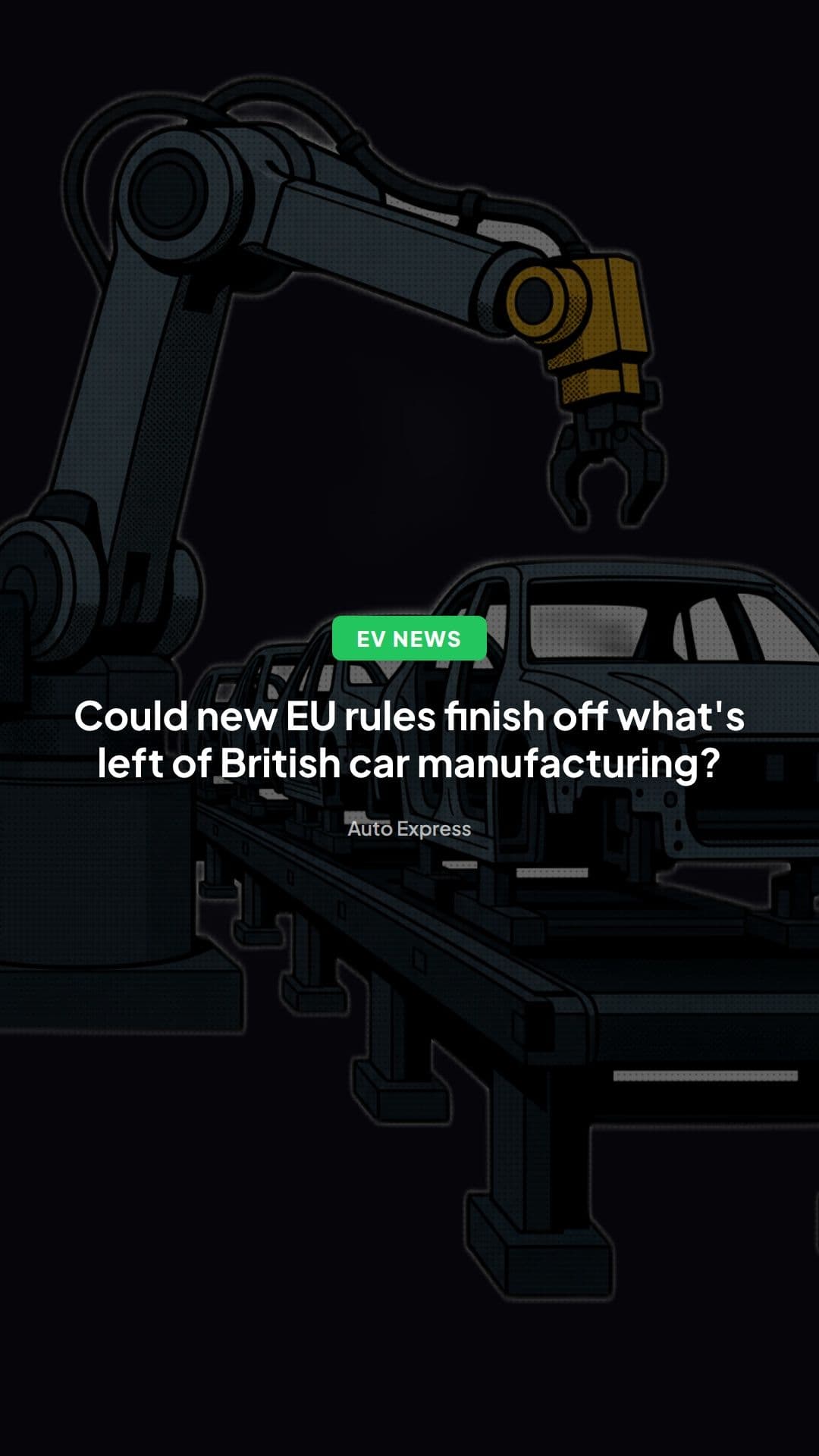 UK Car Manufacturing Crisis: Could EV Rules End It?