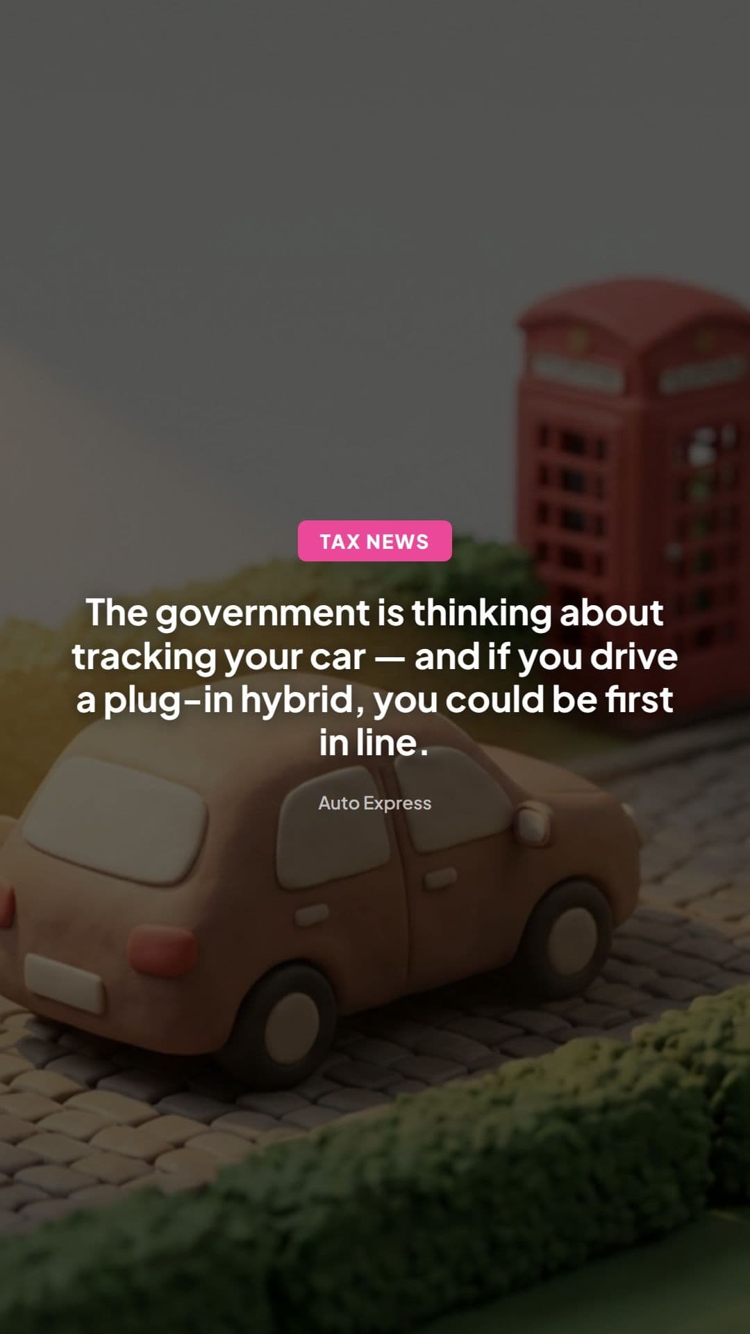 Pay‑per‑mile road tax: PHEV tracking plan explained