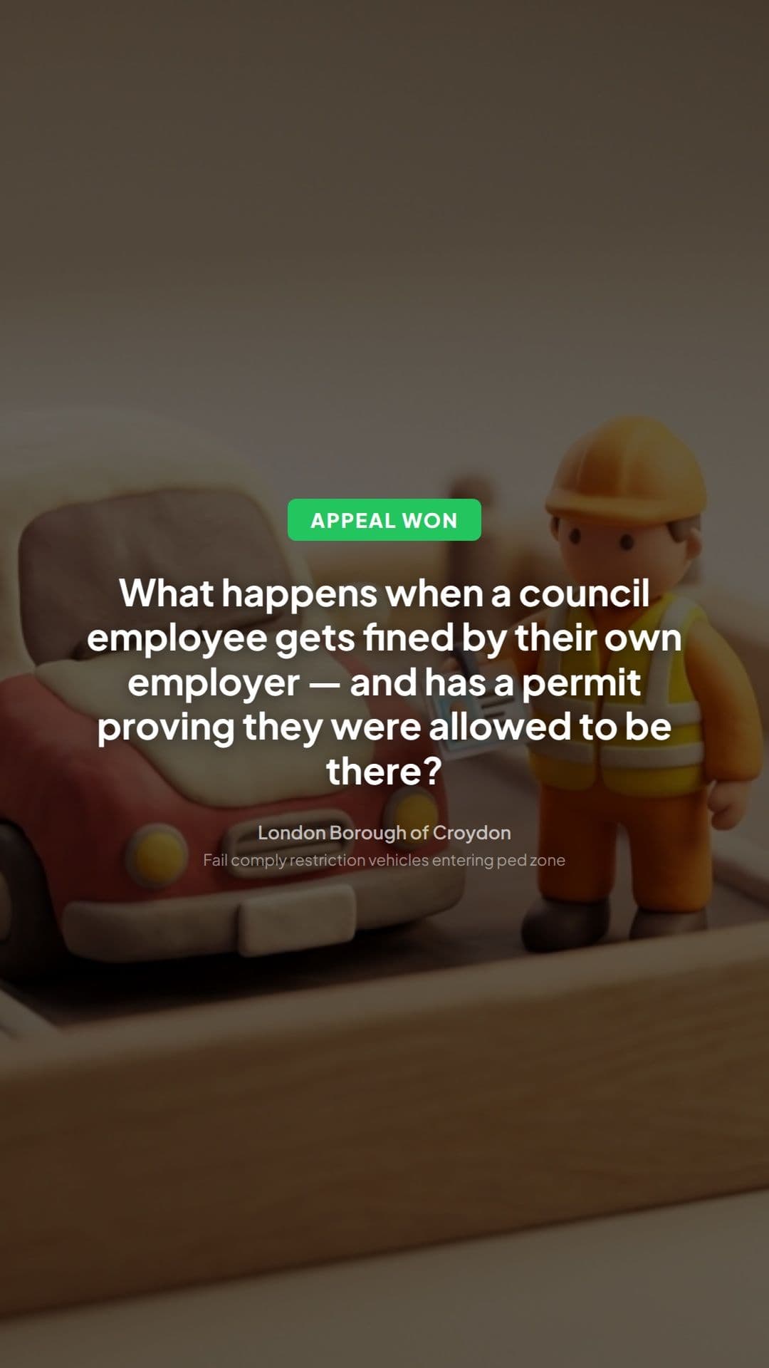 Croydon PCN Pedestrian Zone: Appeal Allowed Lessons