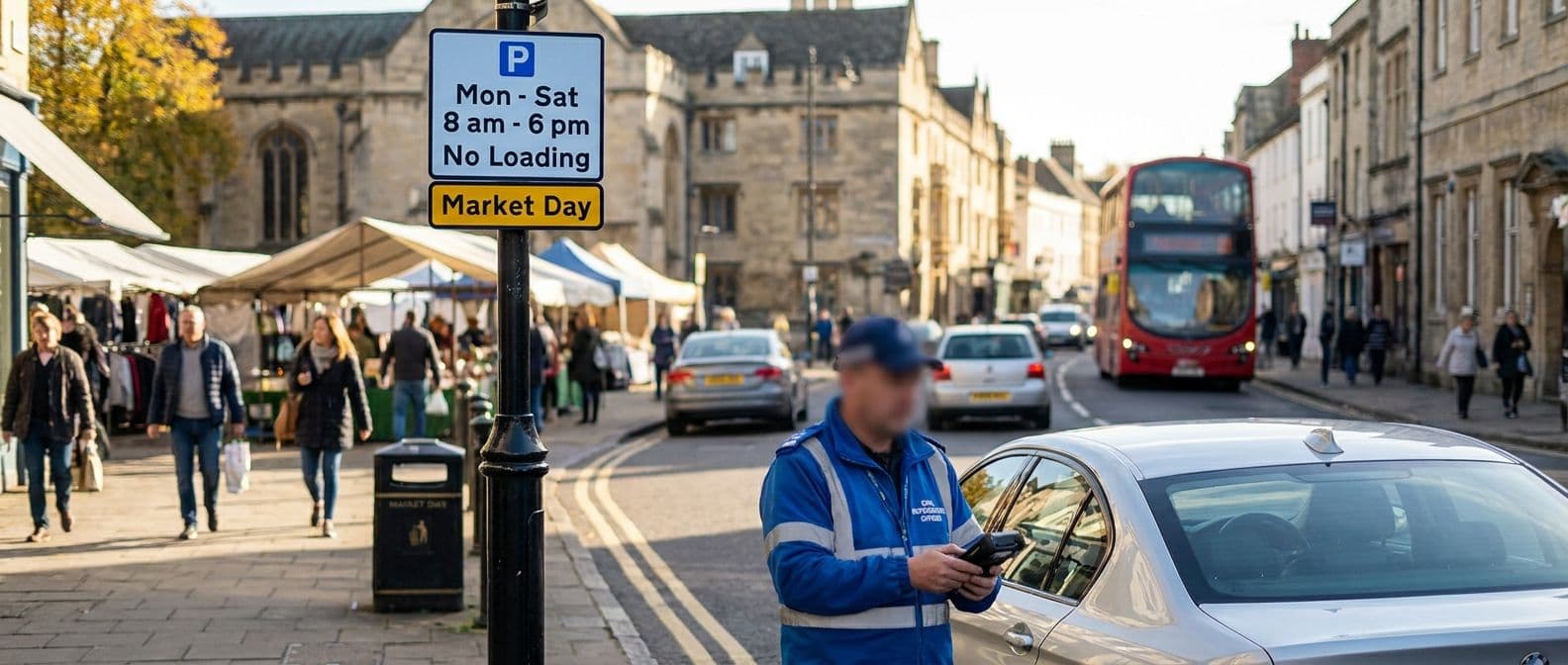 Market Day Parking Restrictions UK: Signs, Times & PCNs