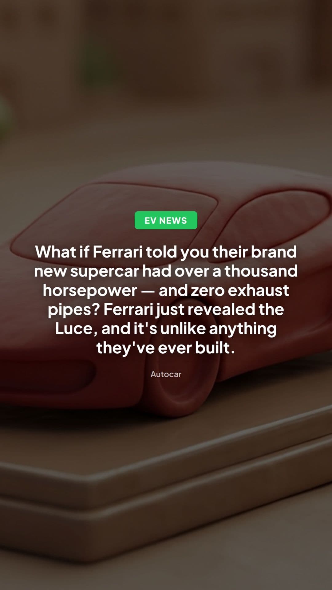 Ferrari Luce EV: 1,036bhp, 329-mile range & UK price