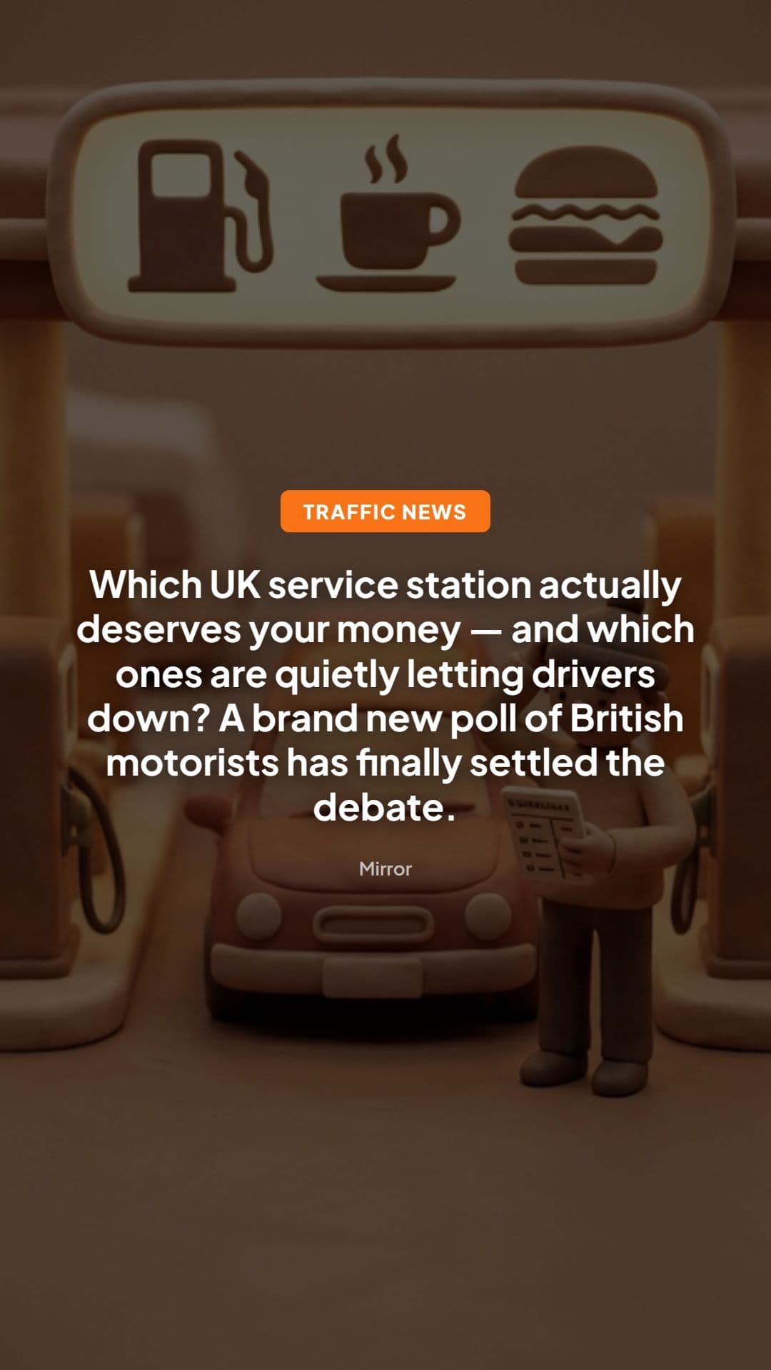 Best UK motorway service stations ranked by drivers (2026)