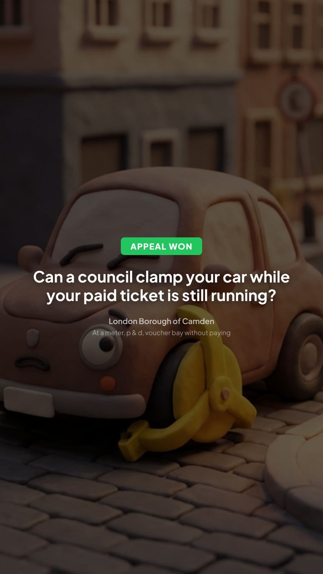 Camden PCN Appeal Allowed: Learn the Parking Bay Rules