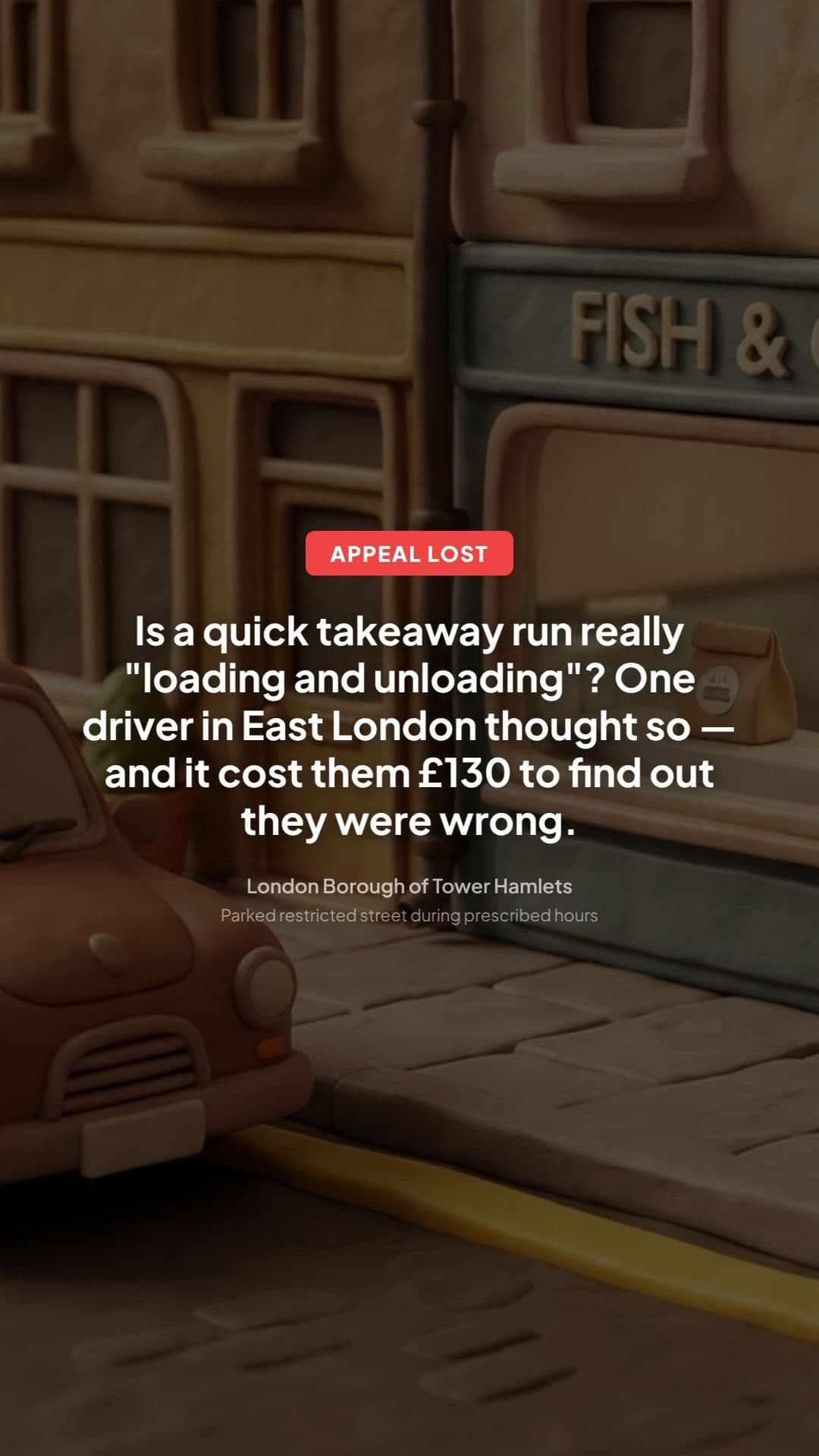 Tower Hamlets PCN: Restricted Street Appeal Refused