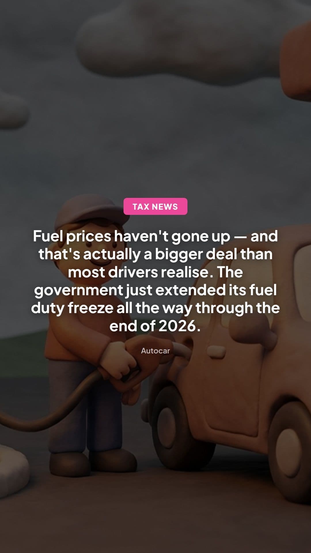 Fuel duty freeze extended to 2026: what it means