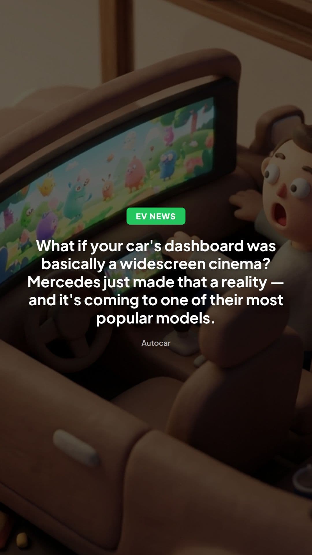 Mercedes C-Class EV Hyperscreen: UK driver tech impact