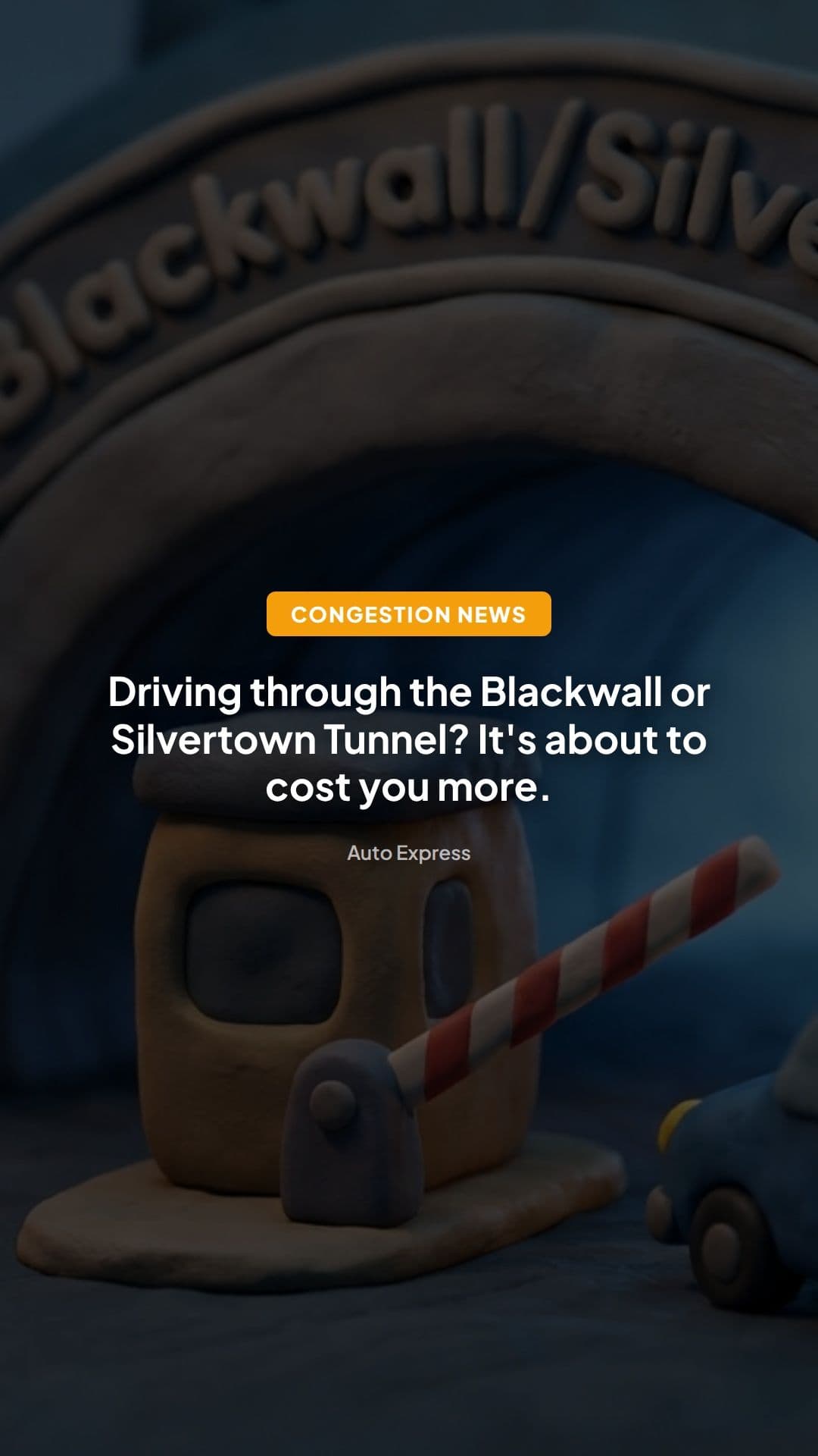 Blackwall & Silvertown Tunnel Charges Rise This September