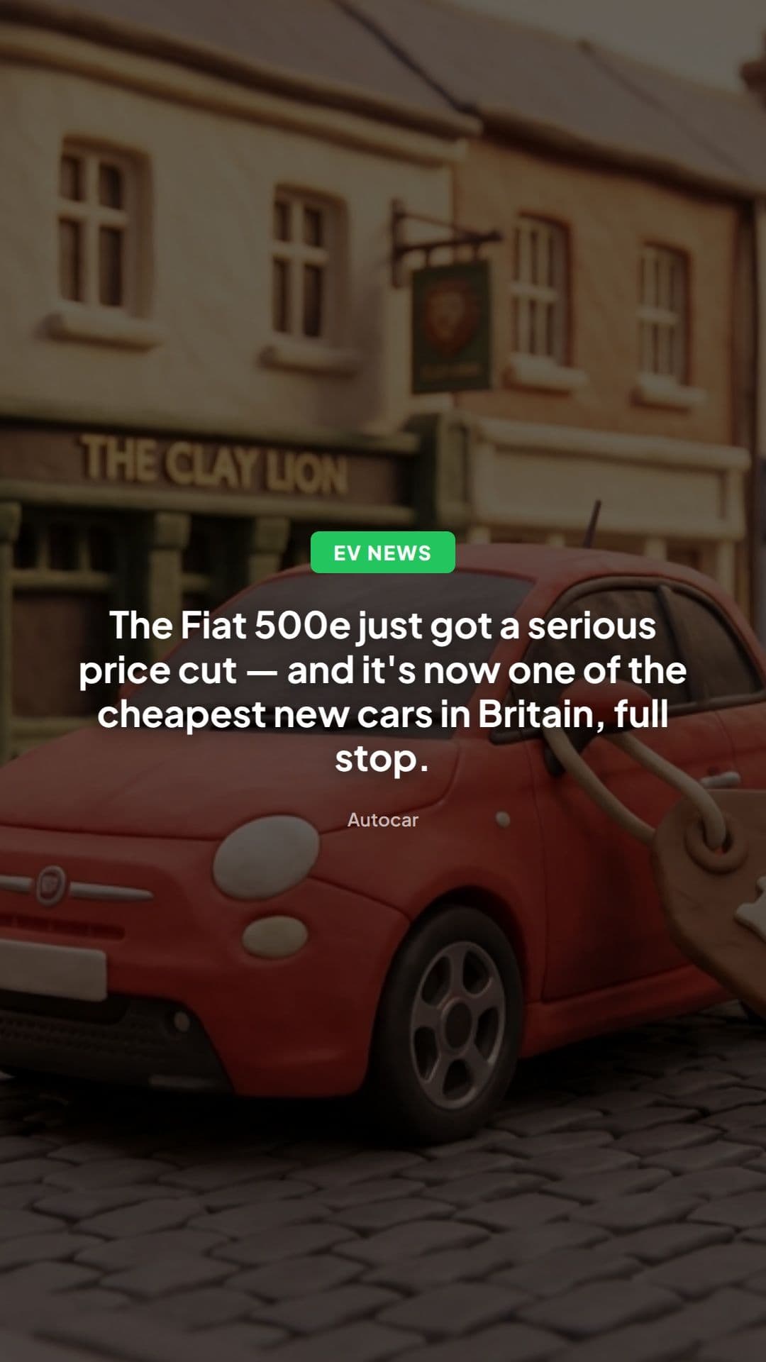 Fiat 500e now £17k with UK Electric Car Grant boost