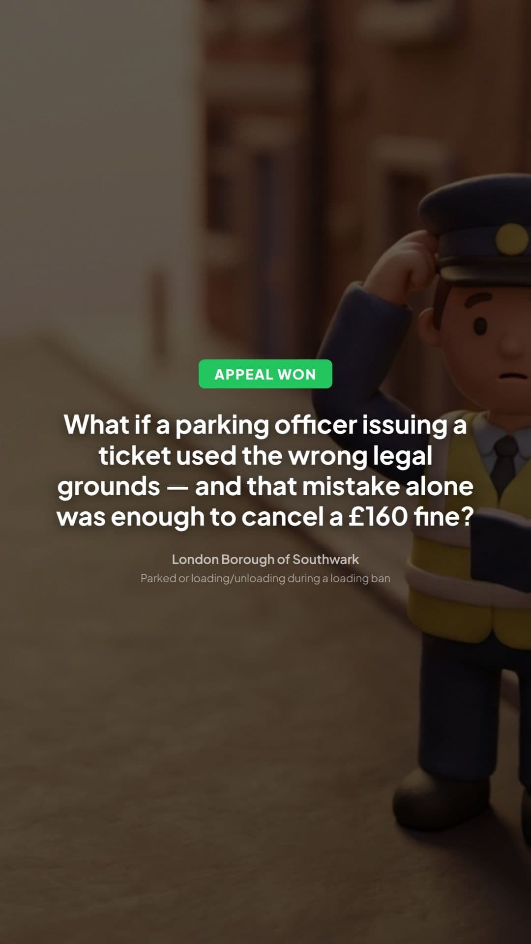 Southwark loading ban PCN overturned: key lessons