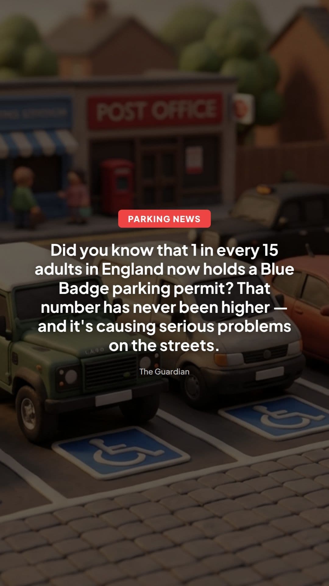 Blue Badge permits: 1 in 15 adults – crackdown on misuse