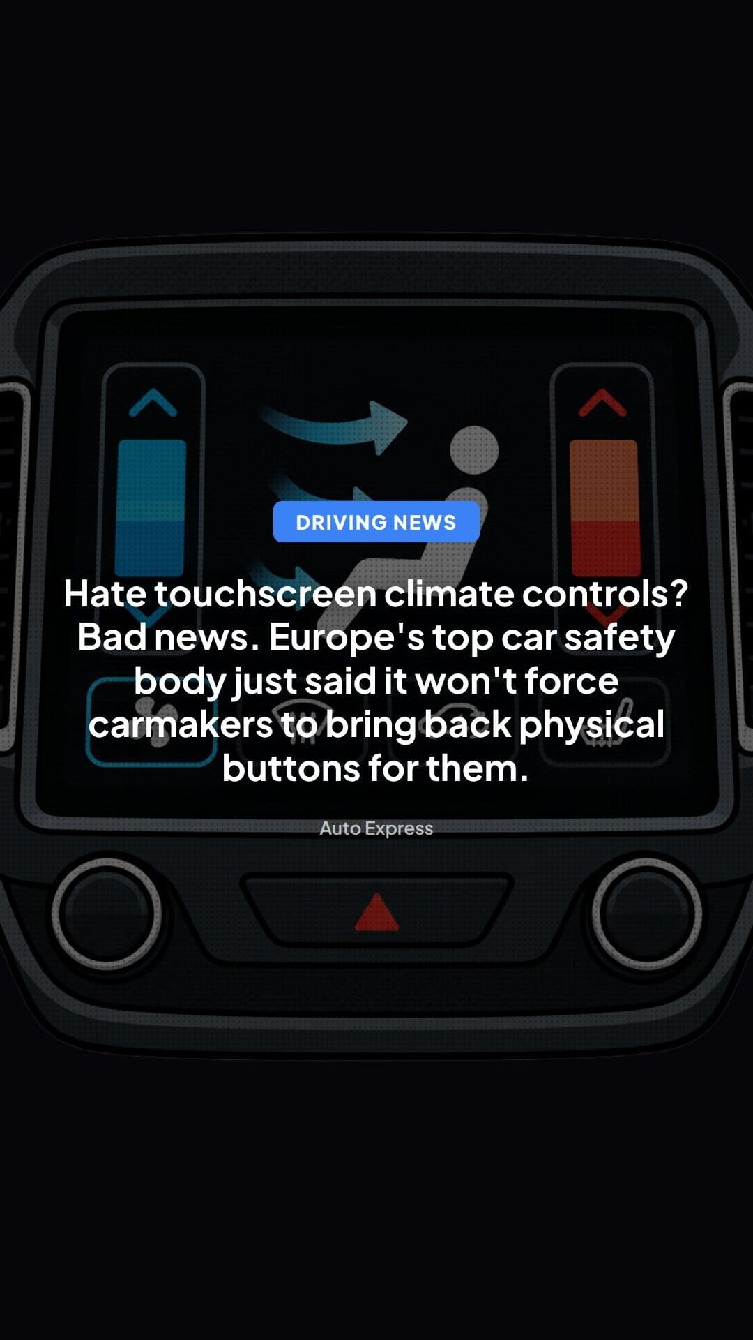 Car Touchscreen Climate Controls: Why No Ban Is Planned