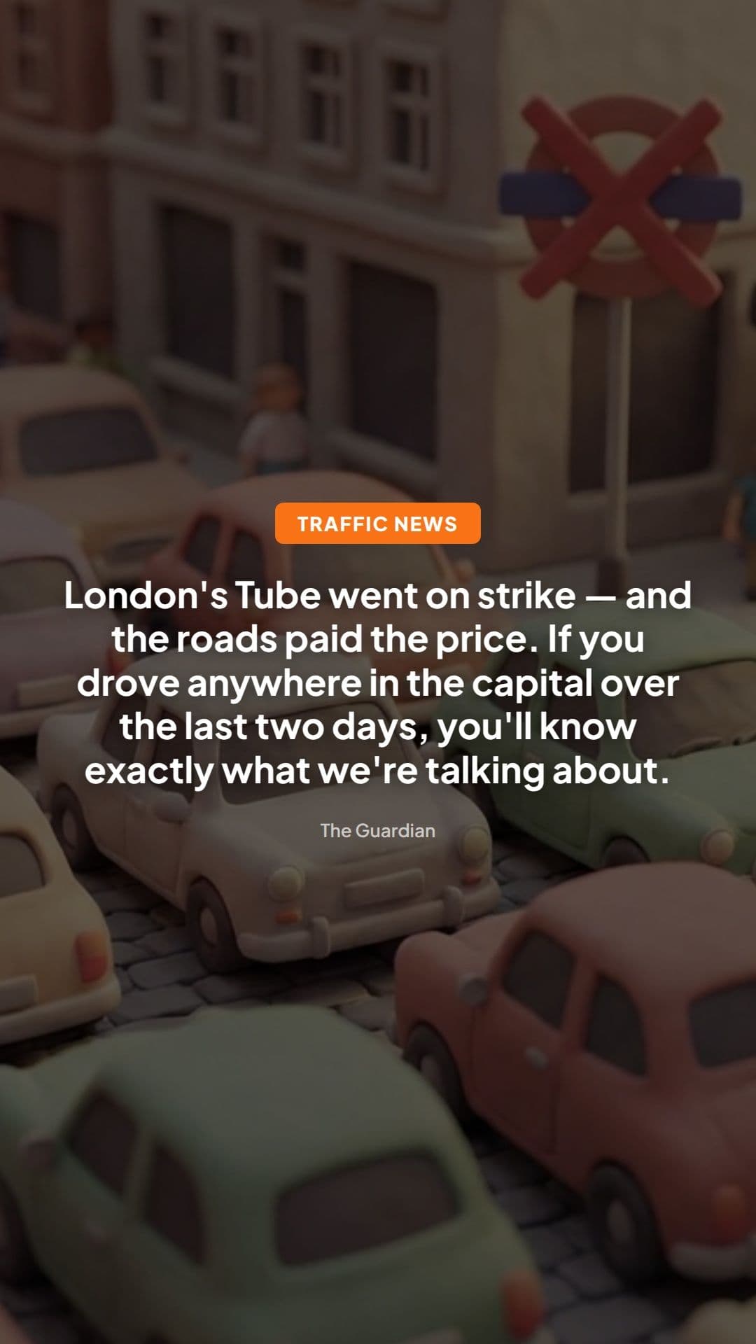 Tube strike chaos: road traffic hotspots & parking tips