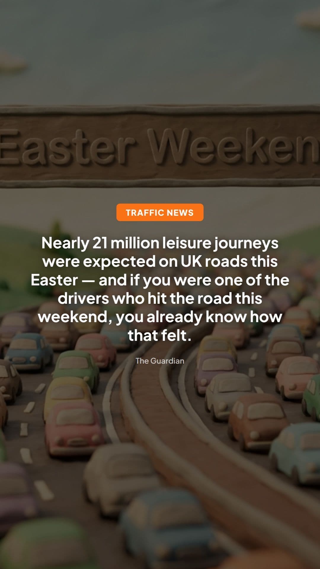 Easter bank holiday traffic: 21m trips & worst jams