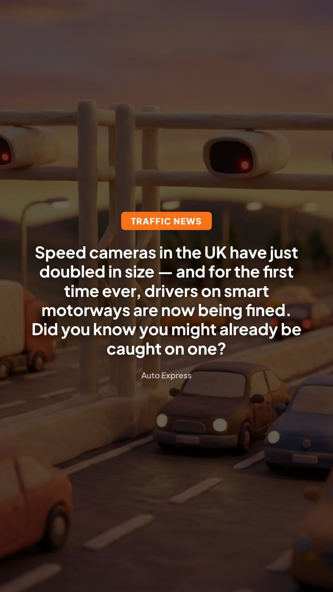 Speed camera networks double: smart motorway fines begin