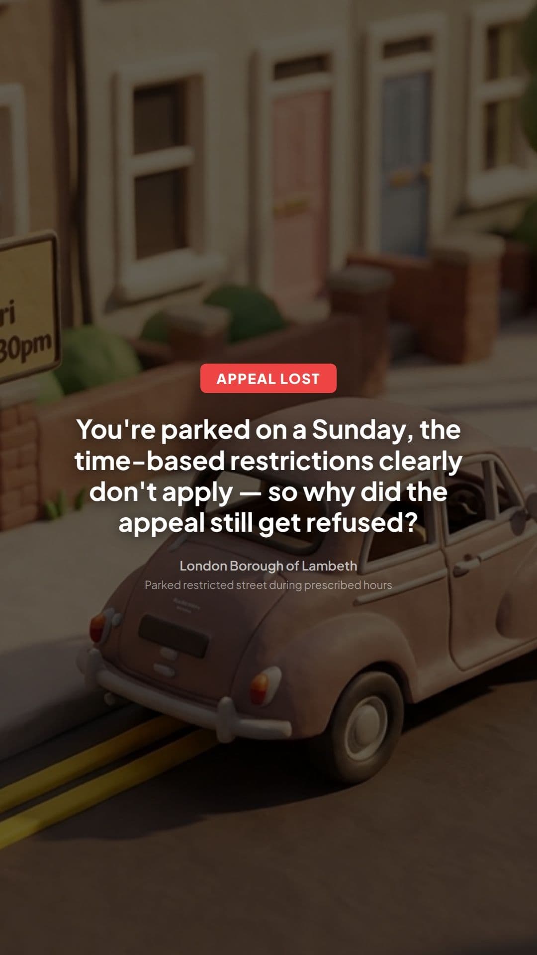 Lambeth PCN upheld: restricted street hours lesson