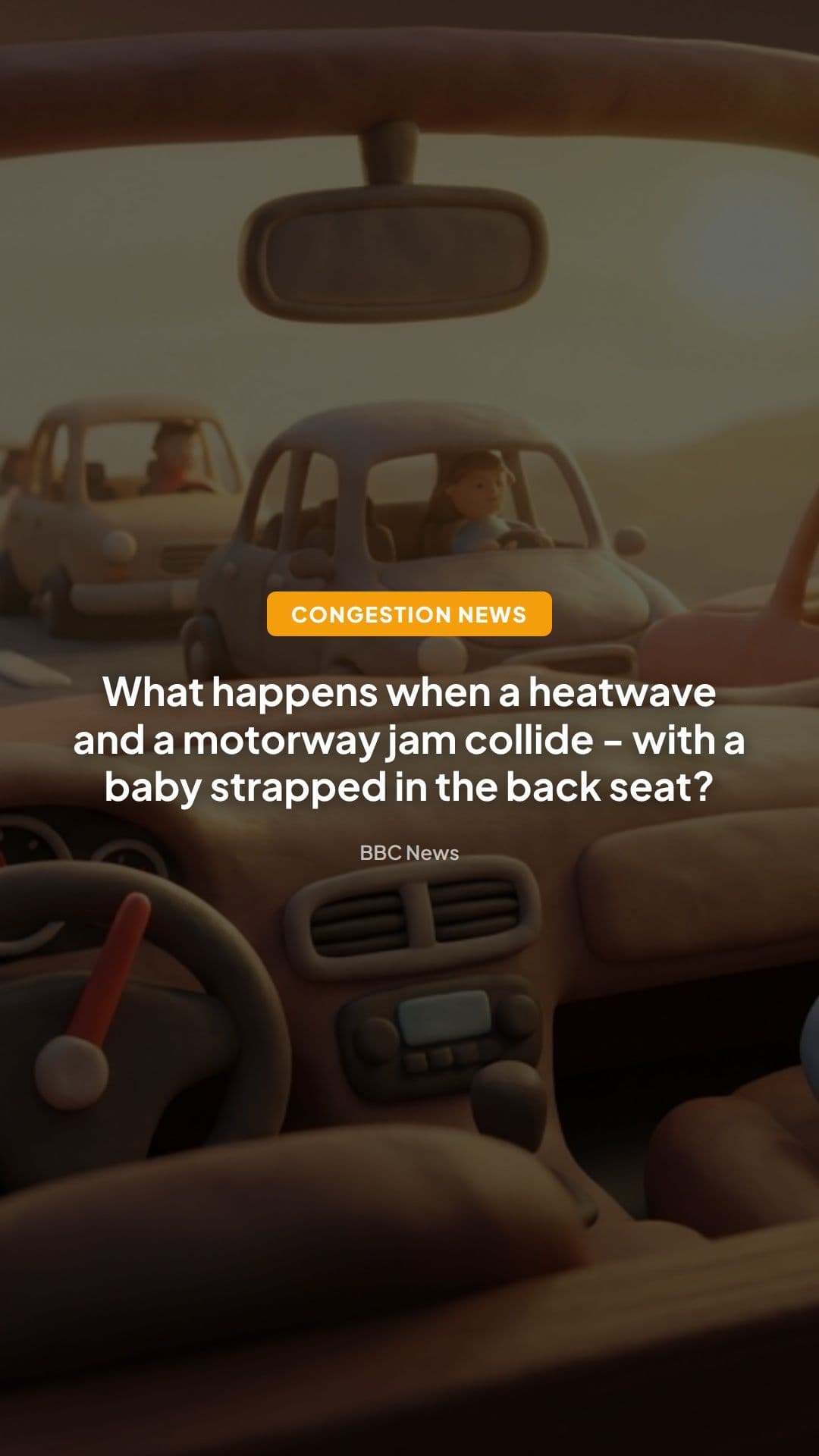 M5 Traffic Jam Heat Risk: How Drivers Can Keep Babies Safe