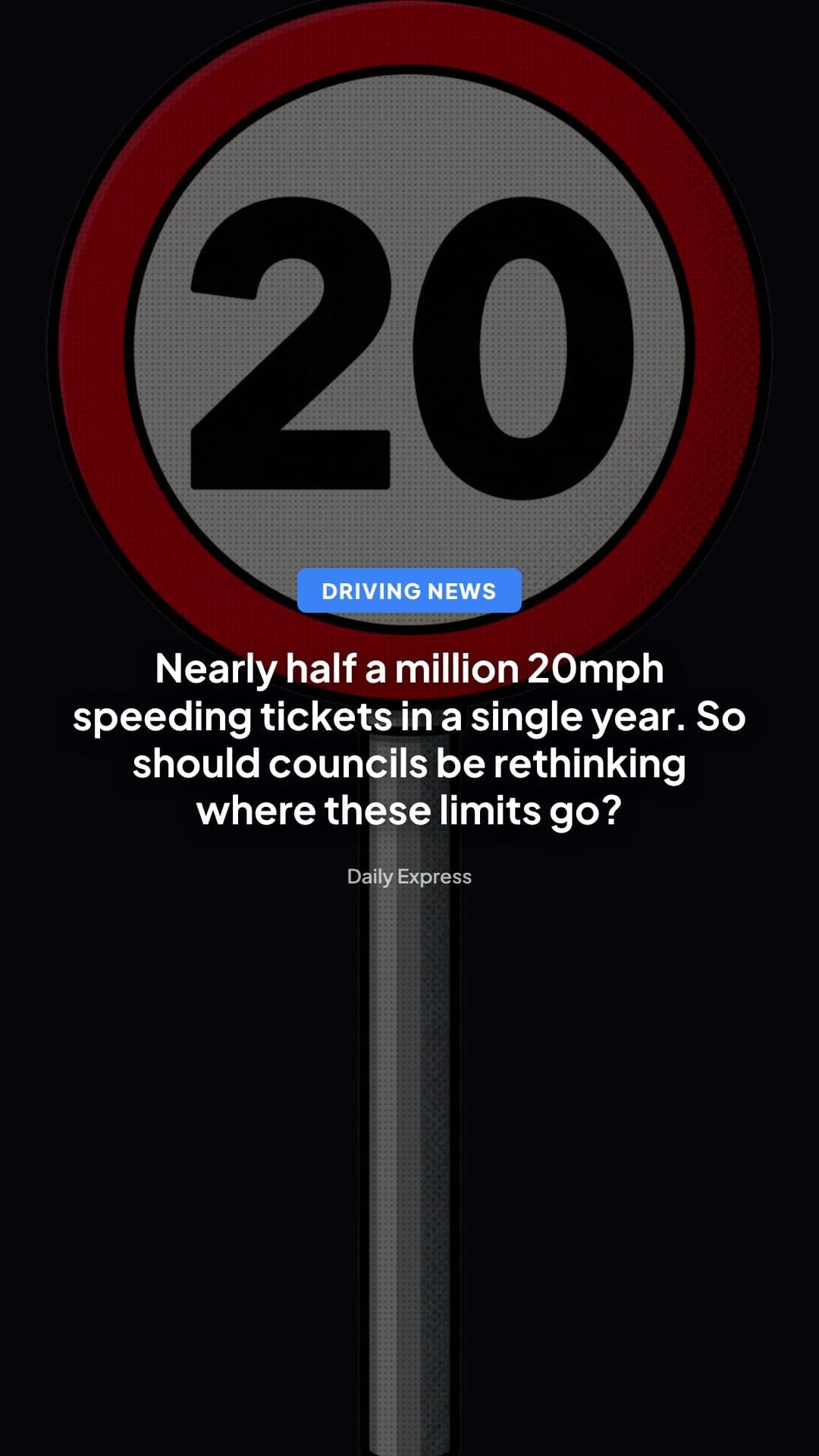 AA Calls for Urgent Reform of Blanket 20mph Speed Limits