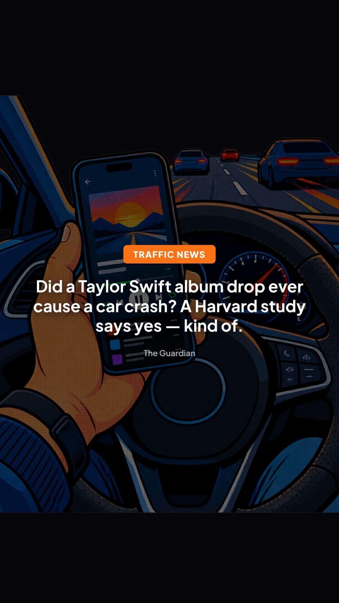 New Albums Linked to 15% Rise in Fatal Road Crashes