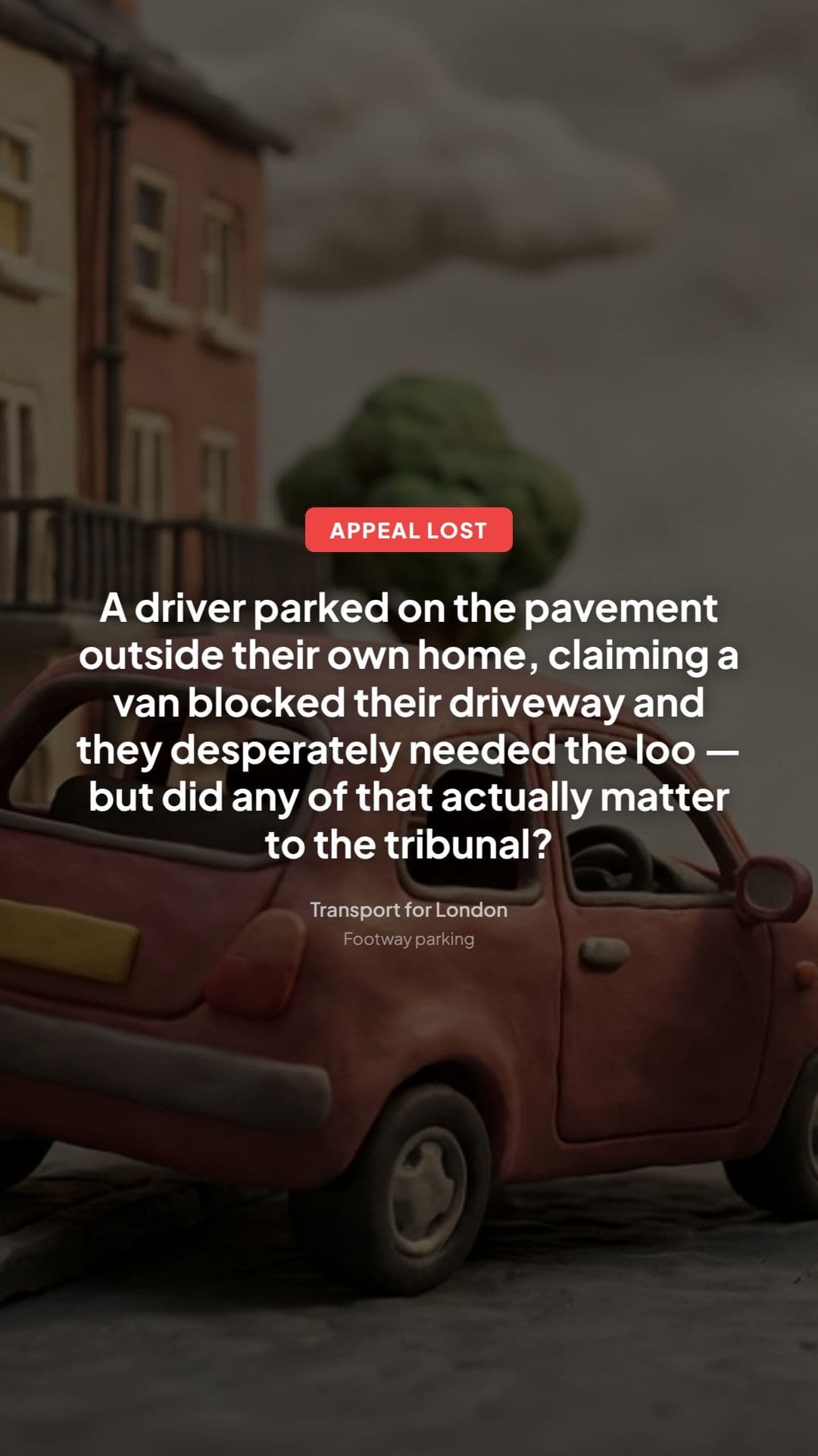 TfL Footway Parking PCN Appeal Refused: Key Lessons