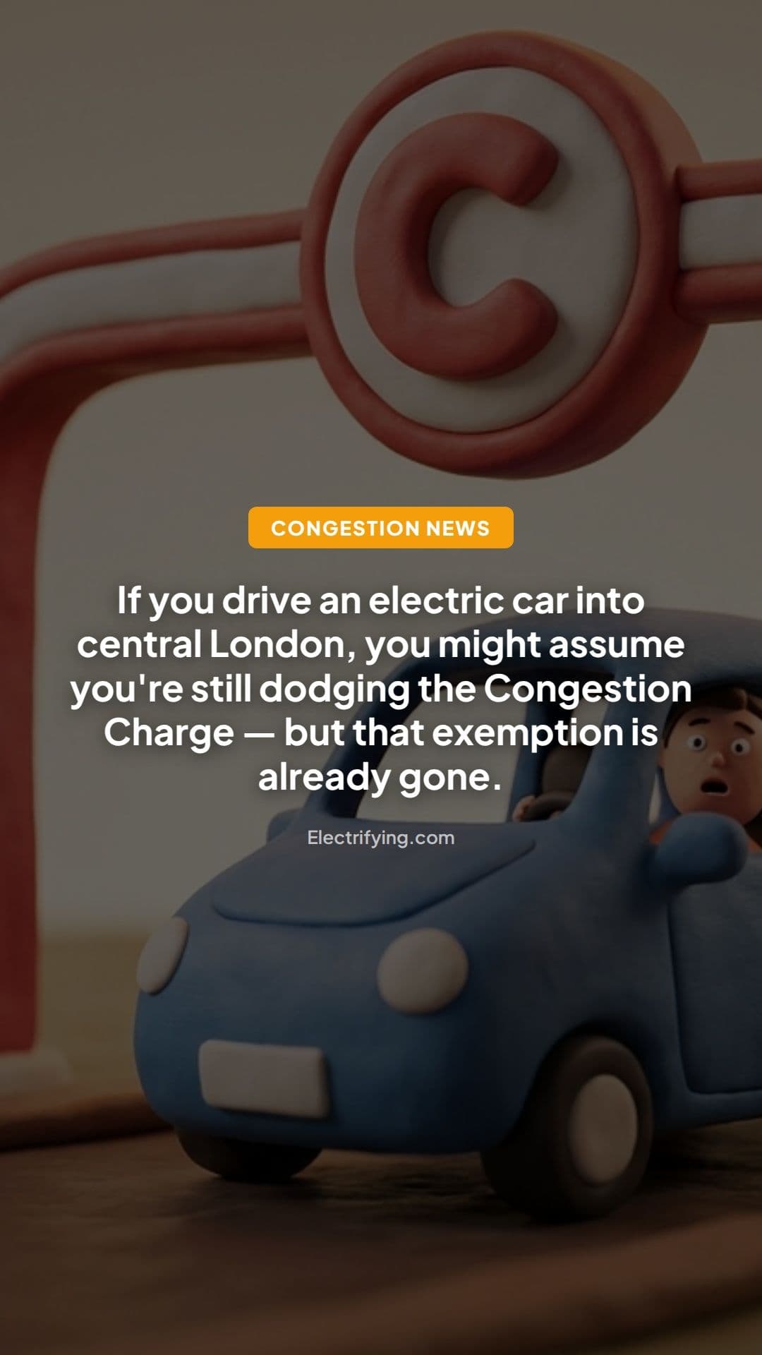 London Congestion Charge: EVs to pay from Jan 2026