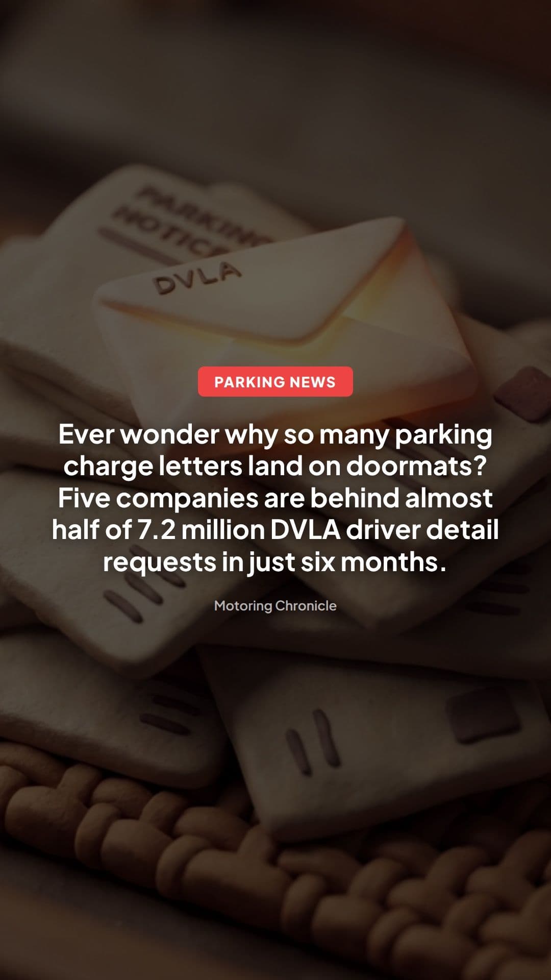 Five Parking Firms Drive Half of DVLA Data Requests