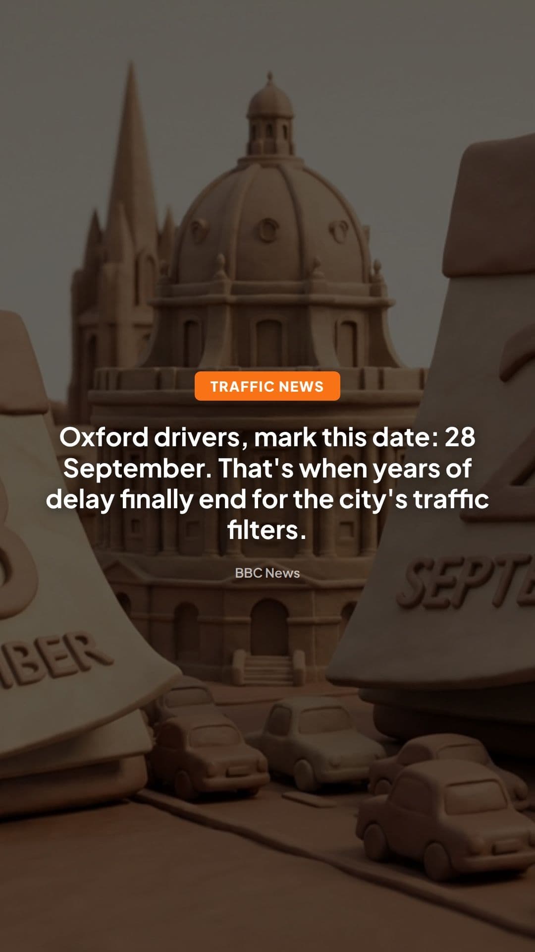 Oxford Traffic Filters Start 28 September: Driver Guide