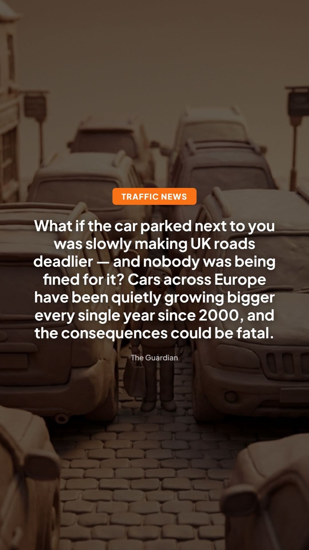 Carspreading: bigger cars could mean 400 more UK deaths