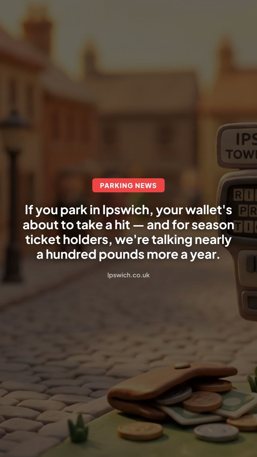 Ipswich parking charges rise from 20 July 2026: new rates