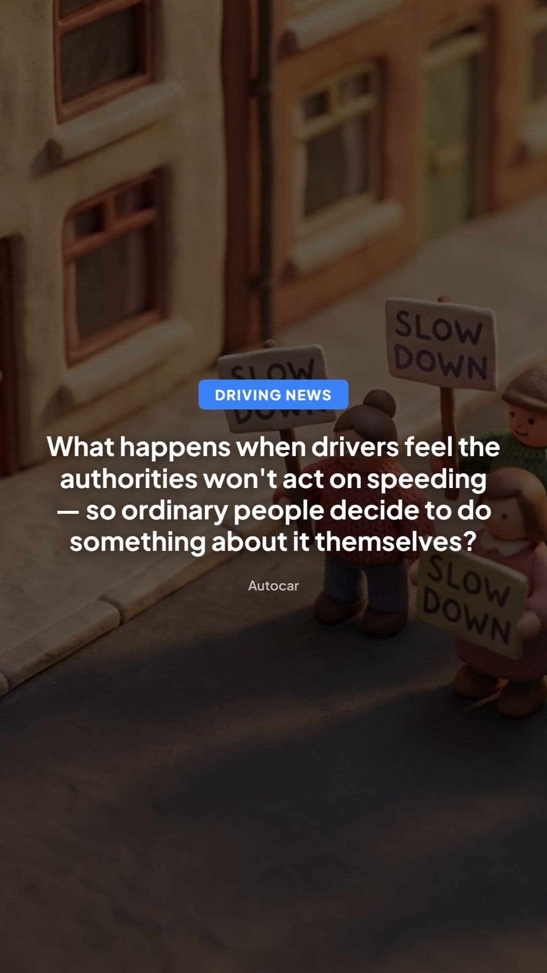 Public Tackles Speeding as Councils Fail to Enforce