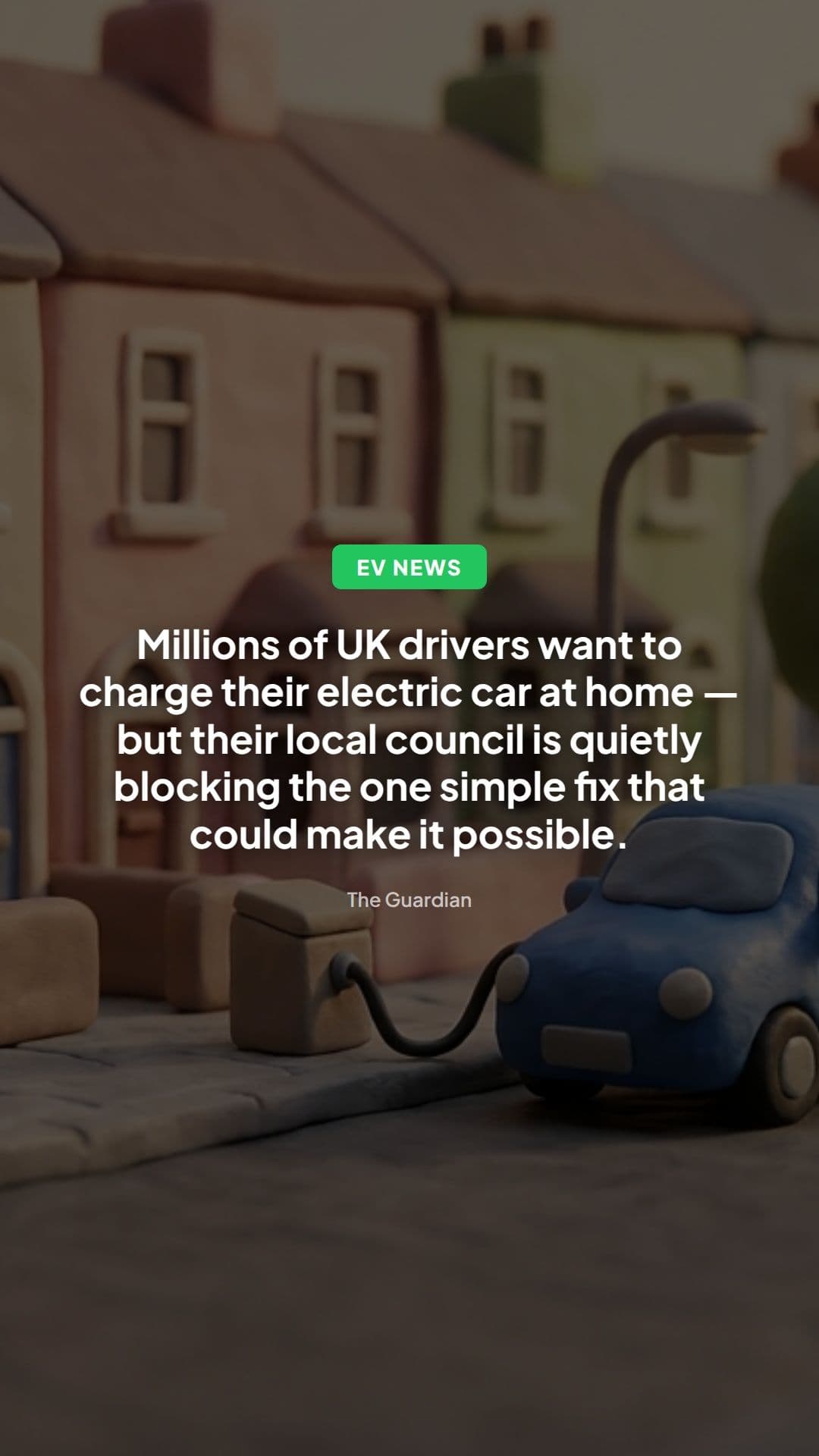 On-street EV charging: councils block gullies in UK