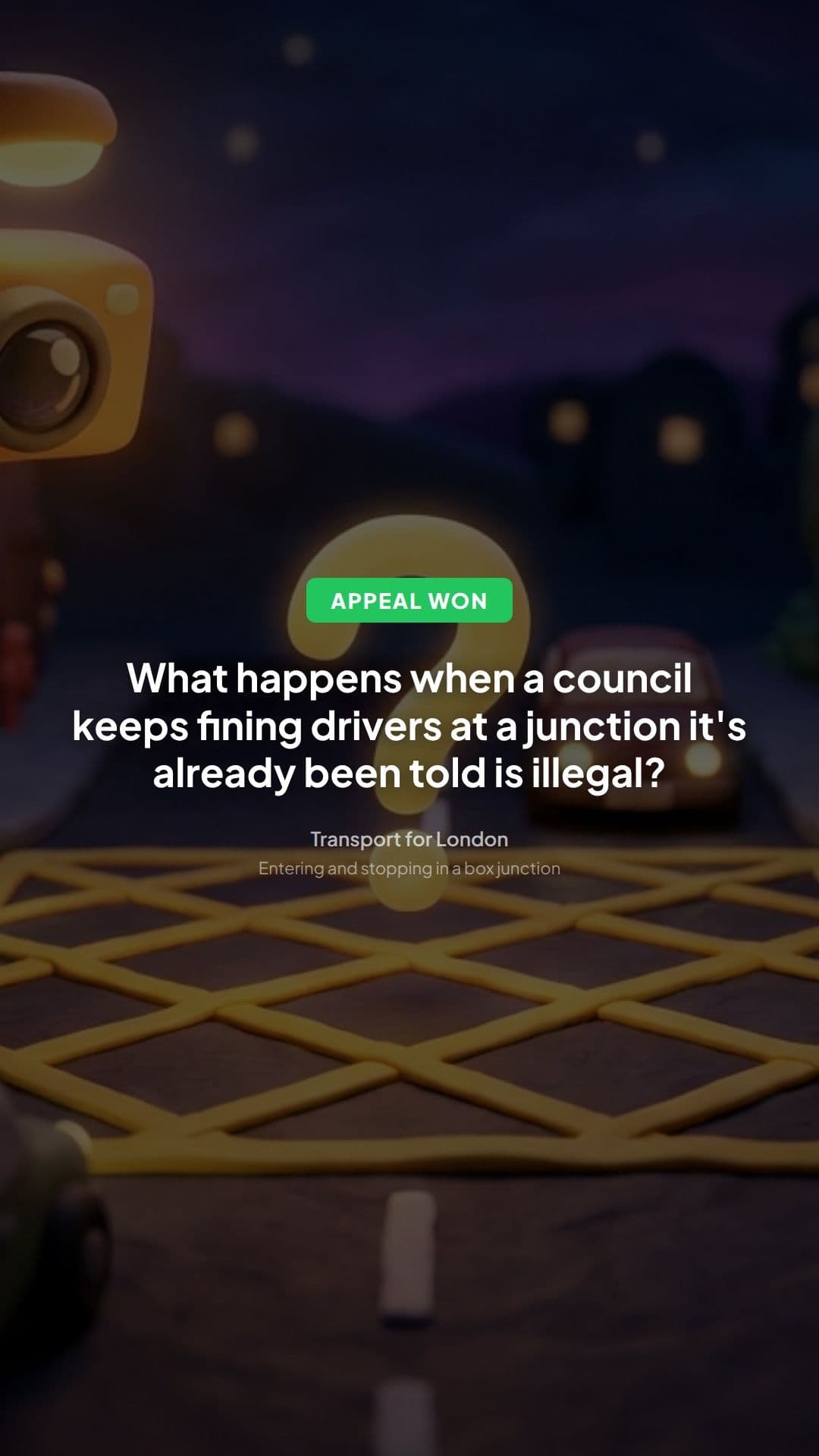Box Junction Appeal Allowed: A TfL Driver's Lesson