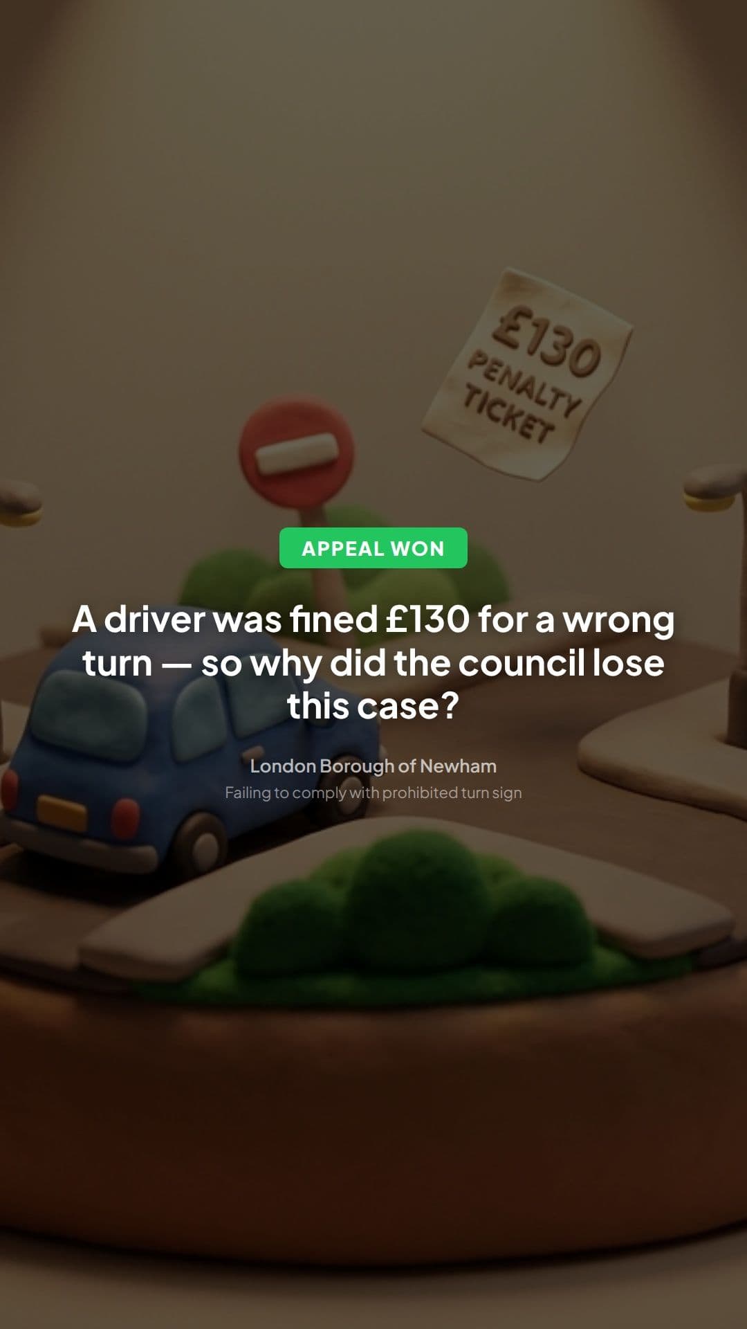 Newham Prohibited Turn PCN Appeal: Lessons From a Win